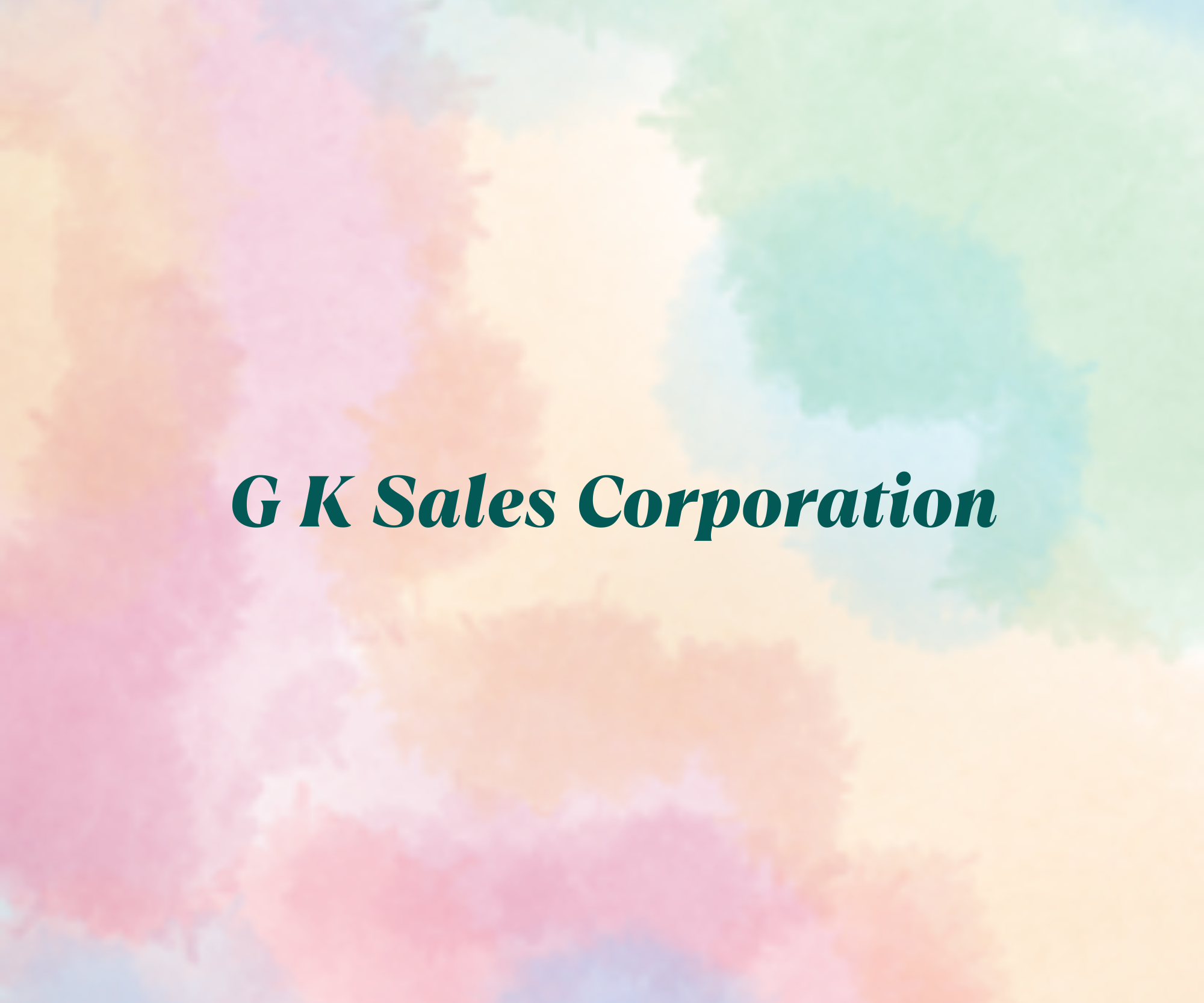 G K Sales Corporation  