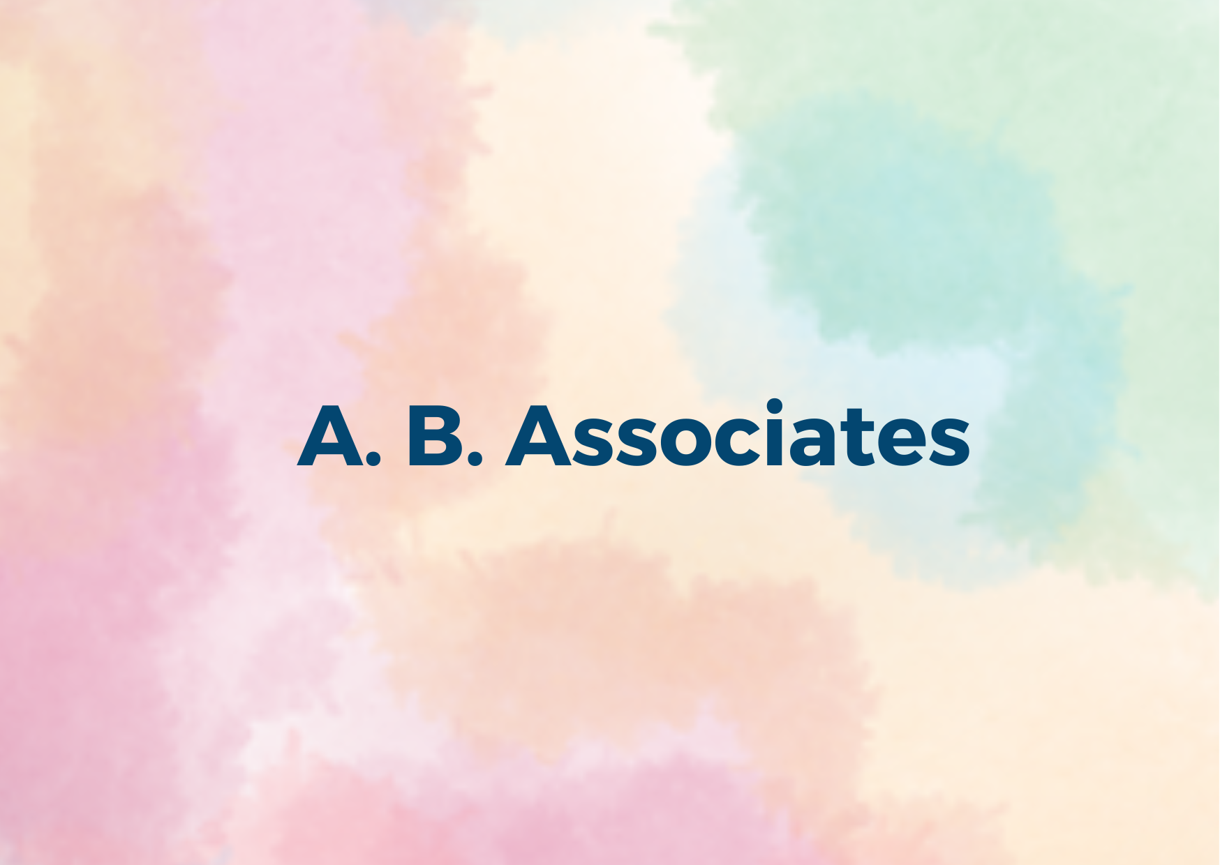 slider of A. B. Associates