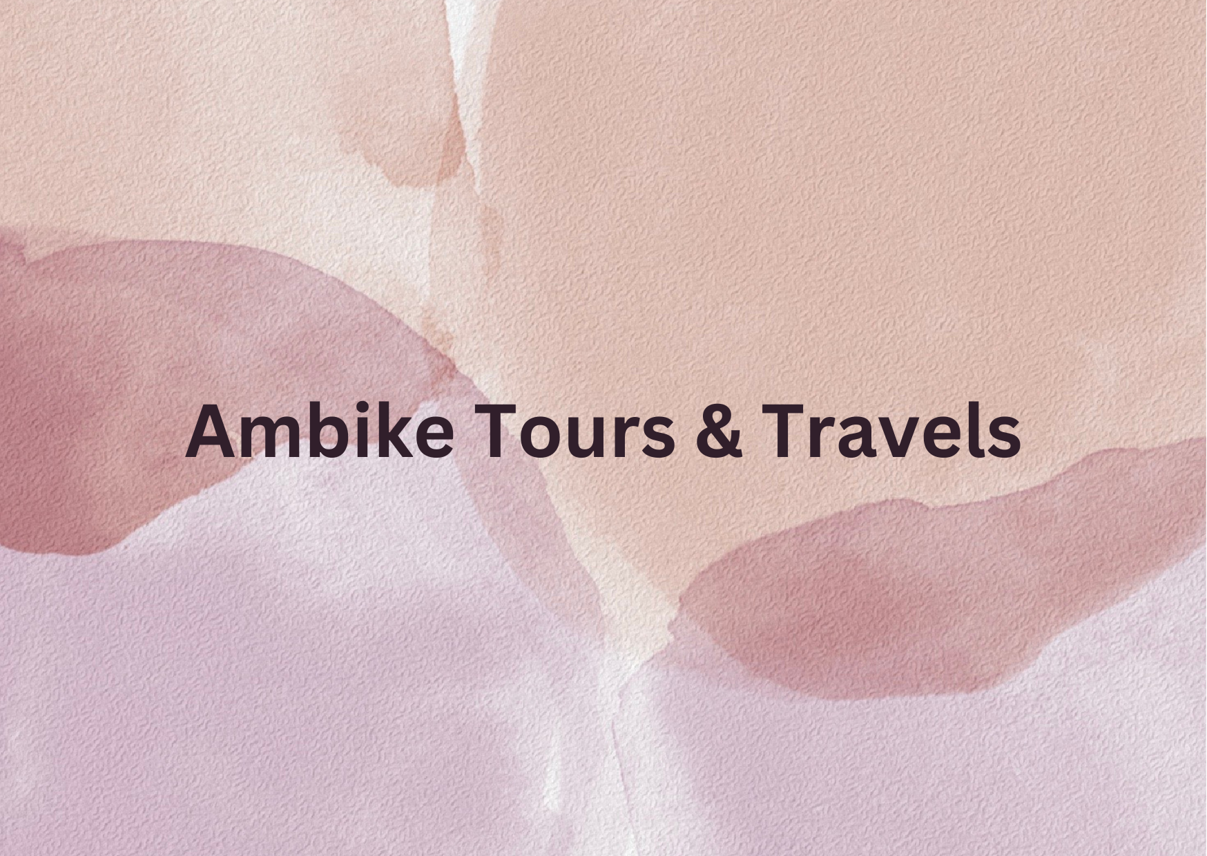 Ambike Tours & Travels  