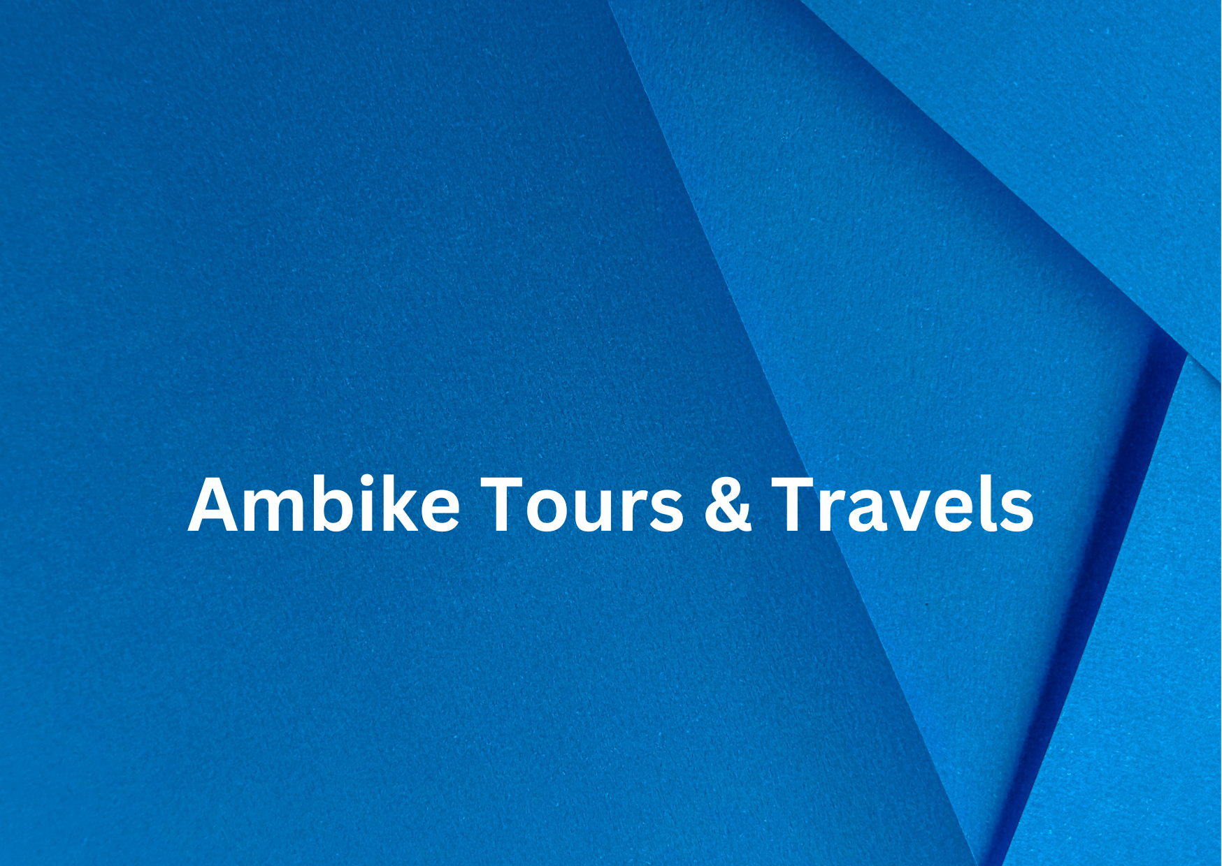Ambike Tours & Travels,   