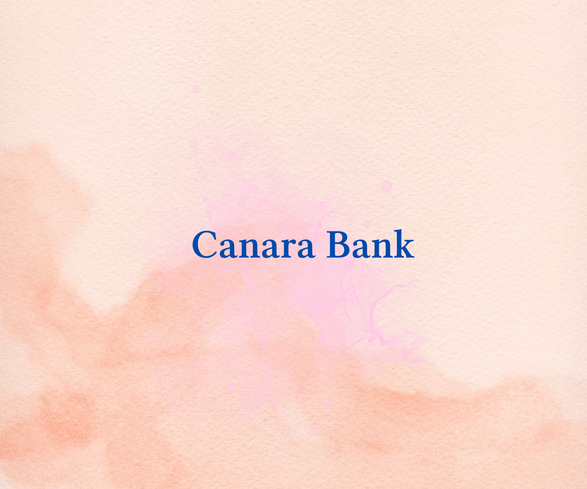 Canara Bank 