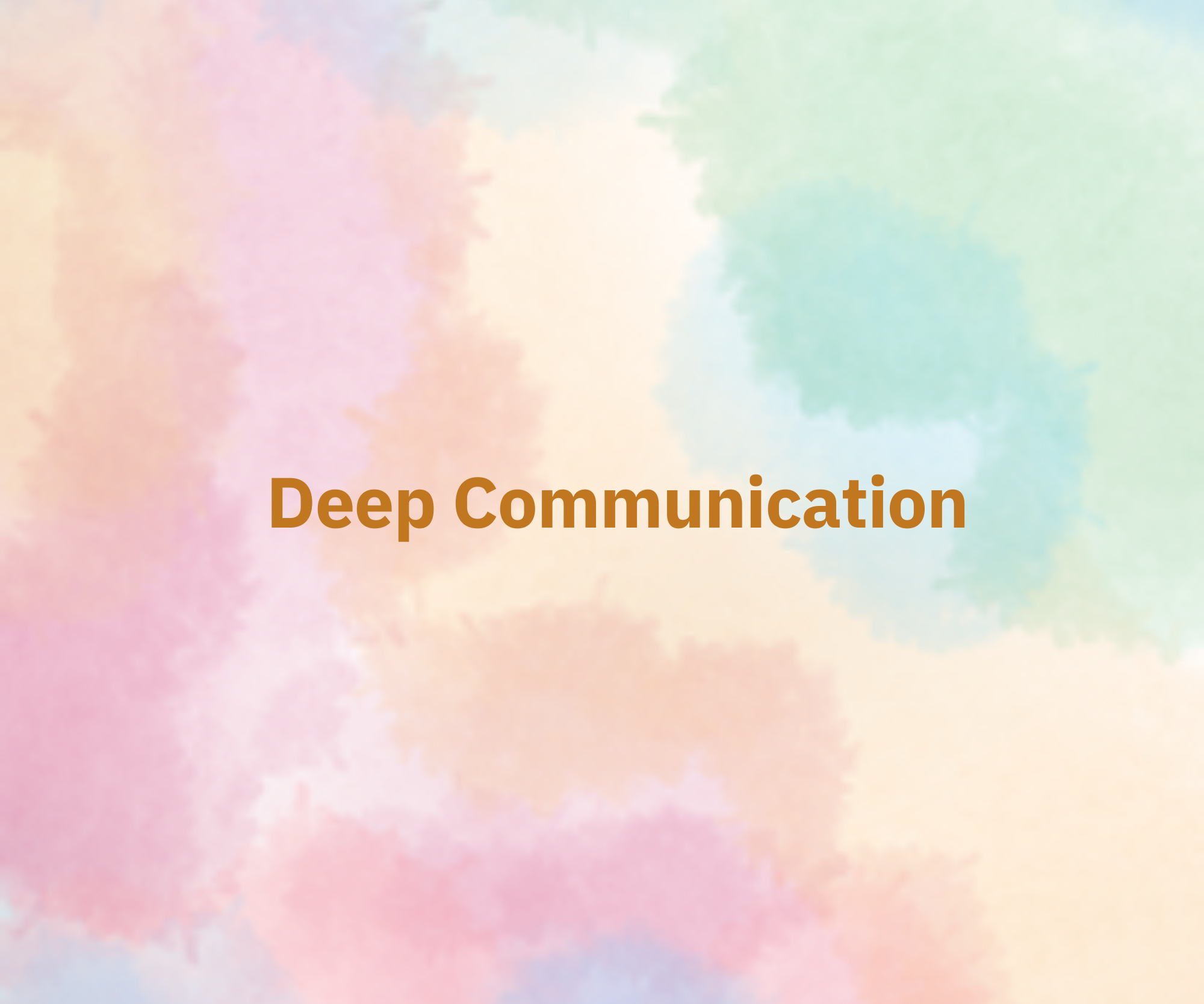 Deep Communication 