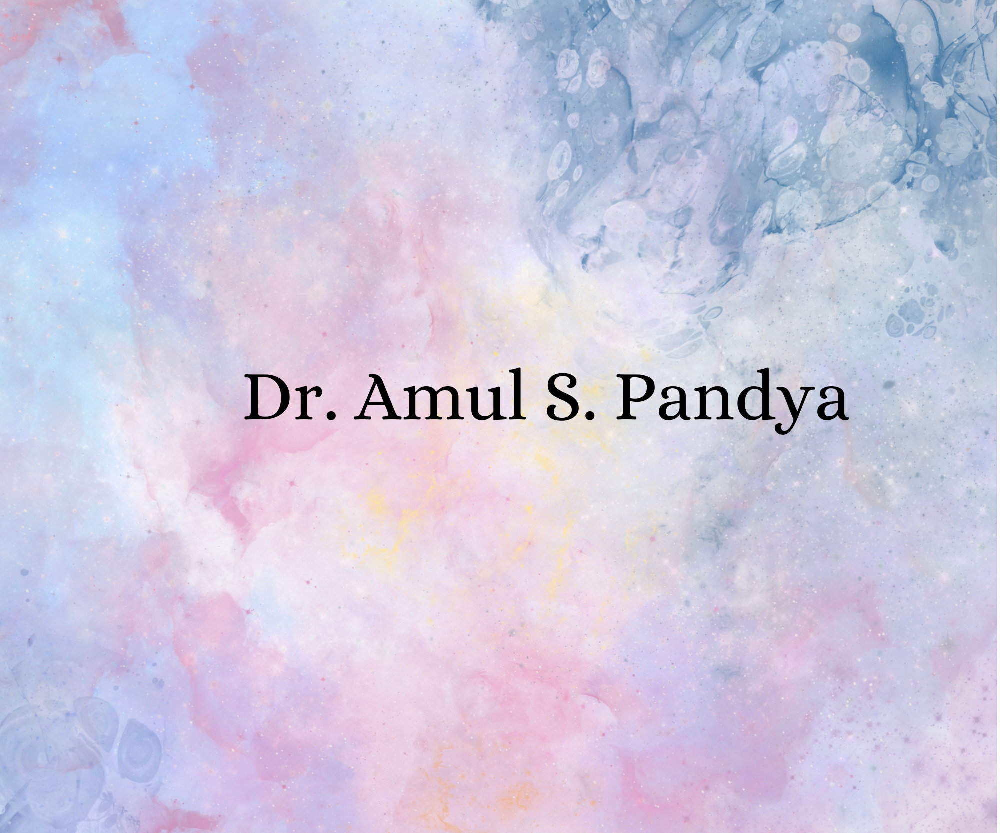 Dr. Amul S. Pandya 