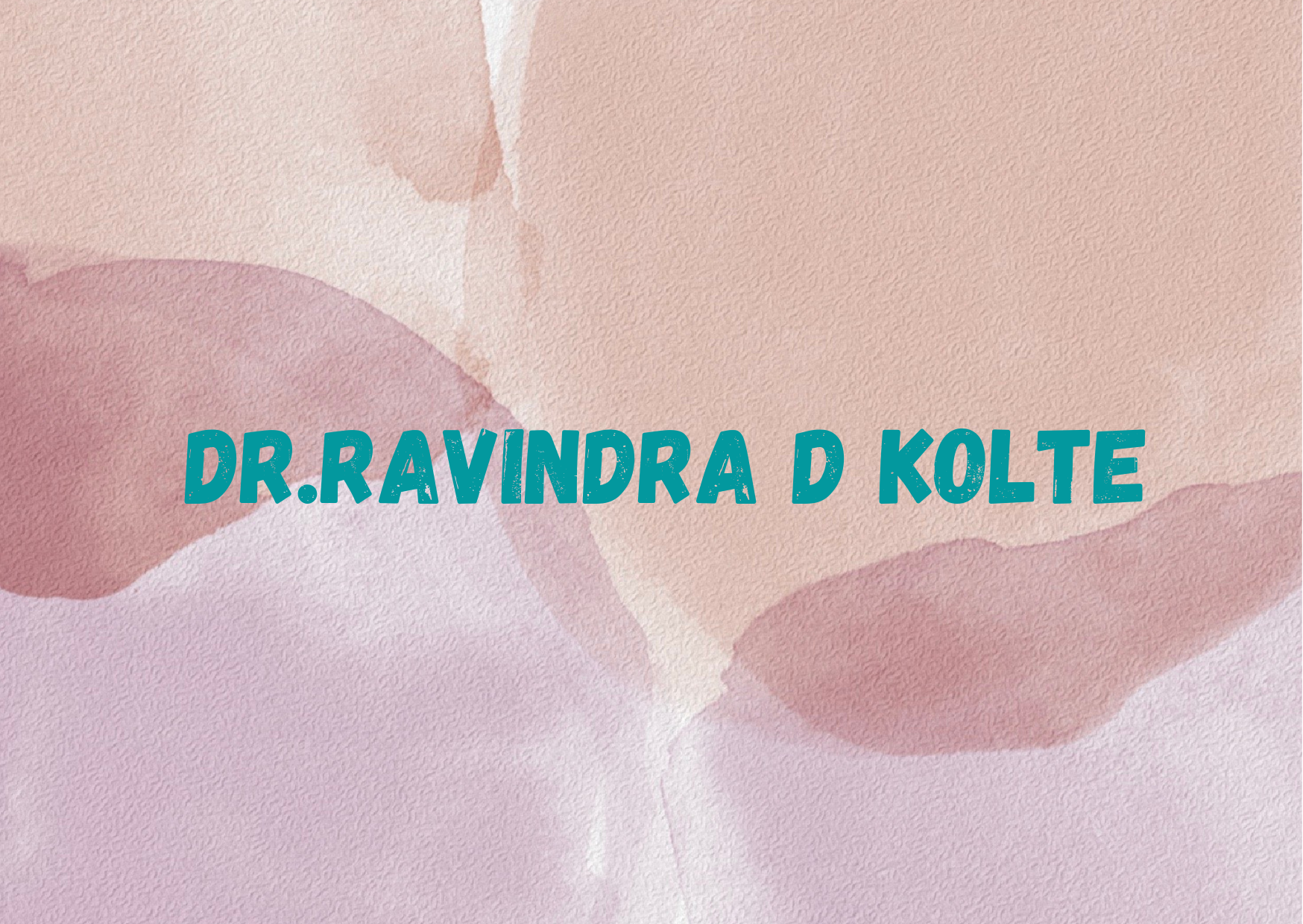 Kolte Dr Ravindra D 