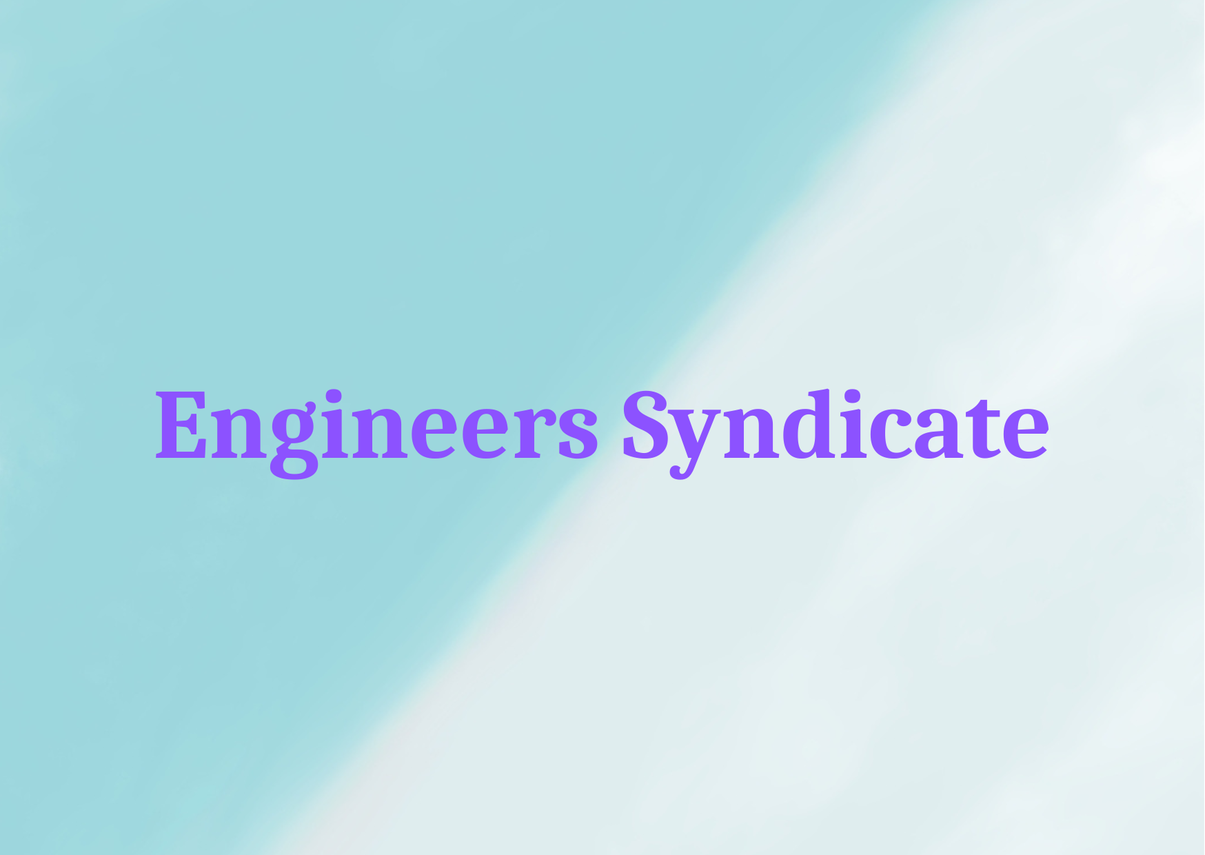  Engineers Syndicate 