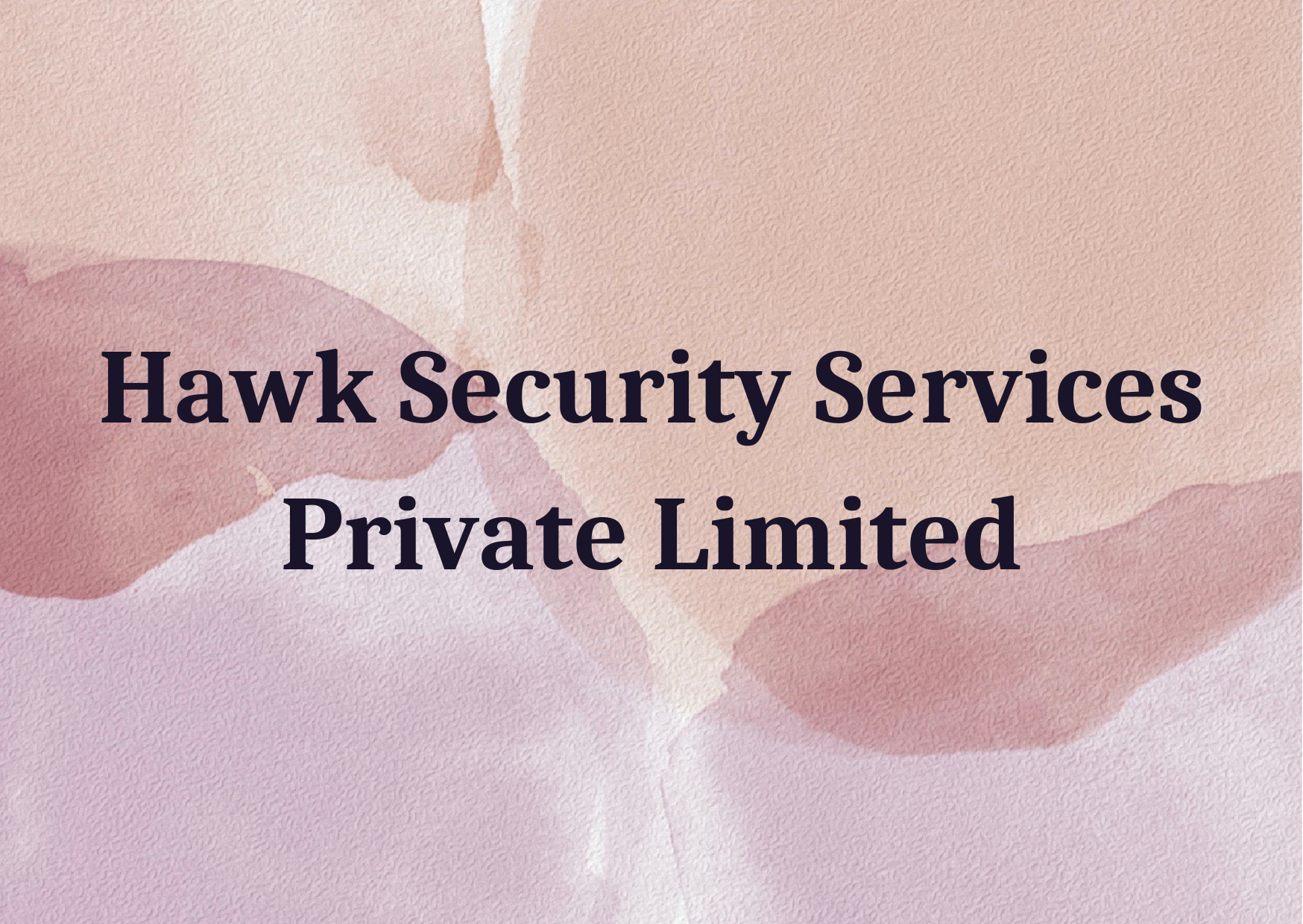 Hawk Security Services Private Limited 