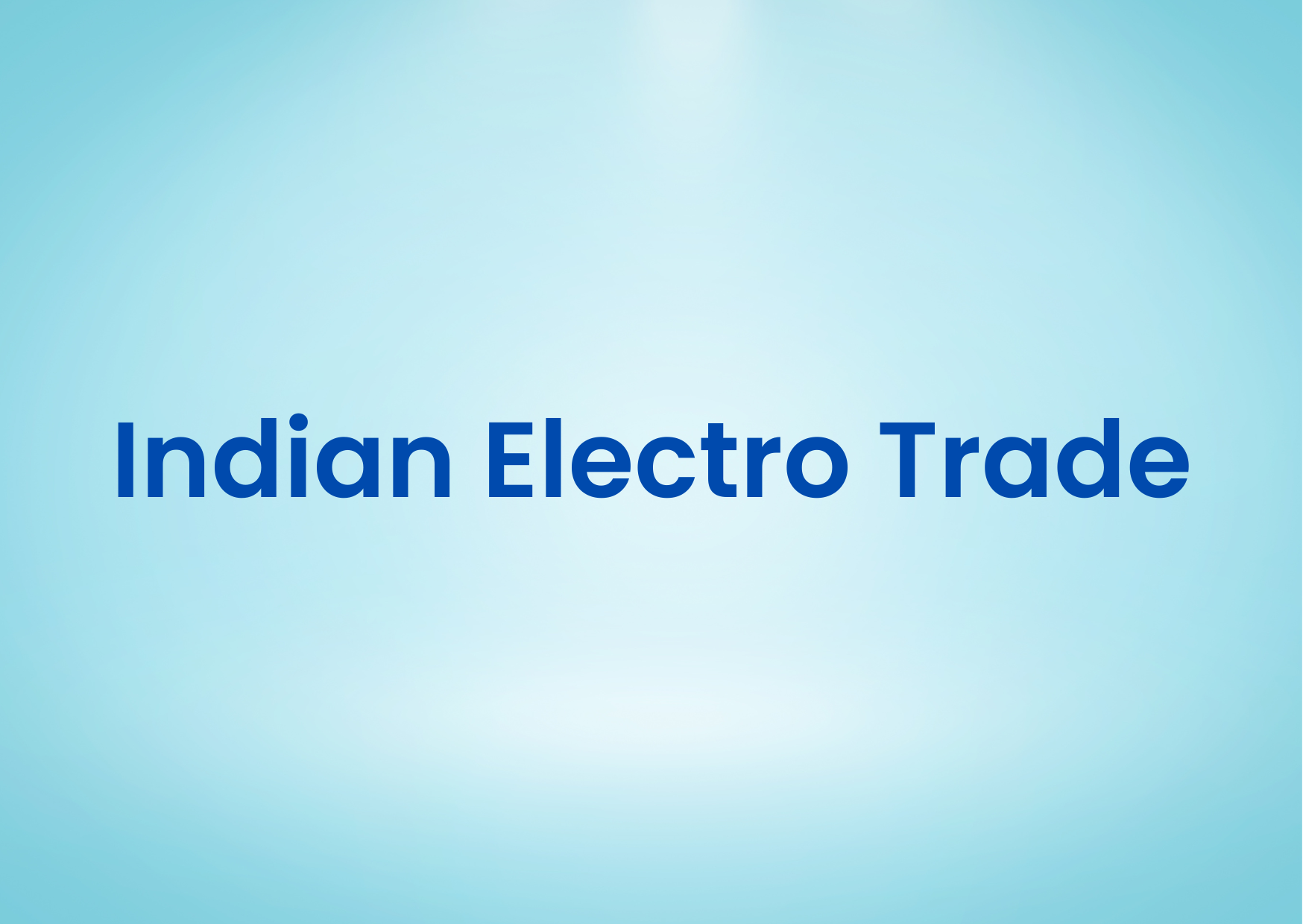 Indian Electro Trade,   