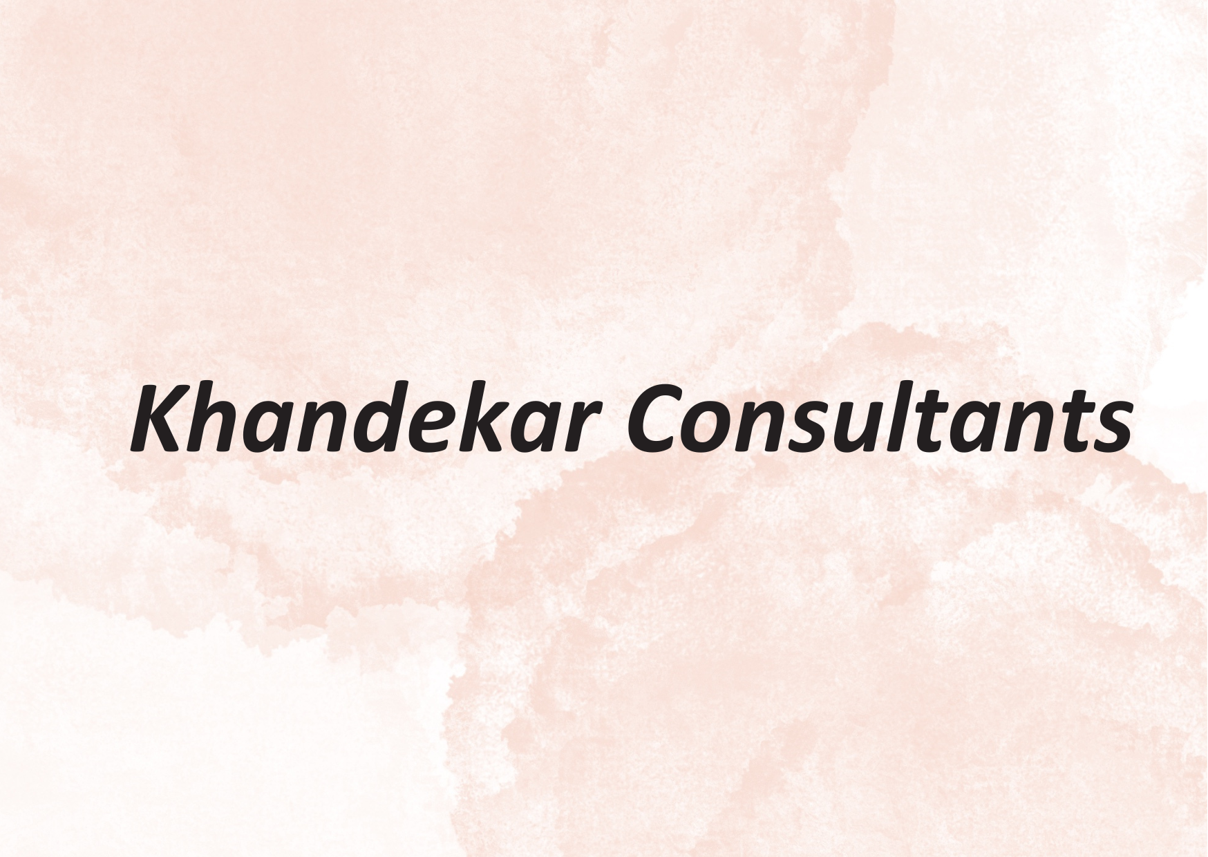 Khandekar Consultants,   