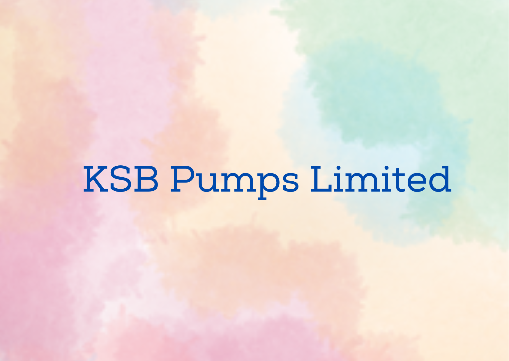 KSB Pumps Limited 