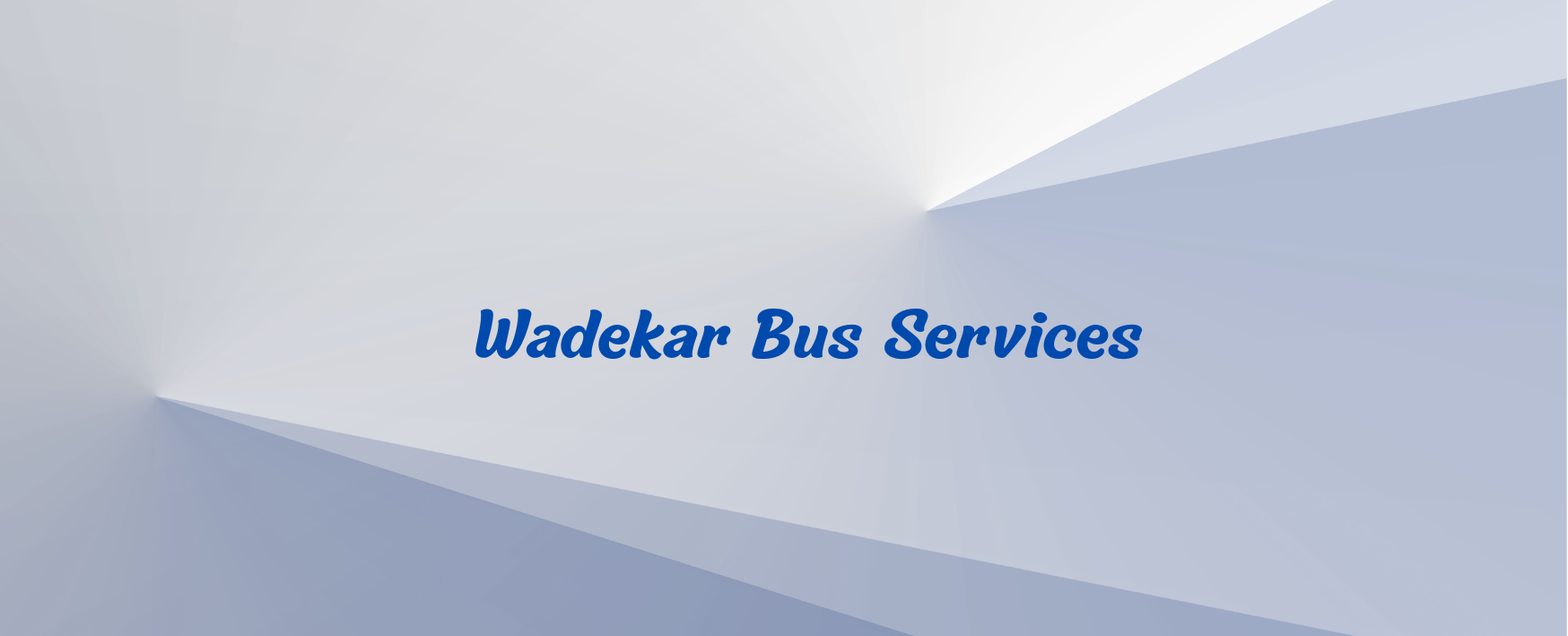 Wadekar Bus Services