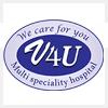 logo of V4U Multispeciality Hospital