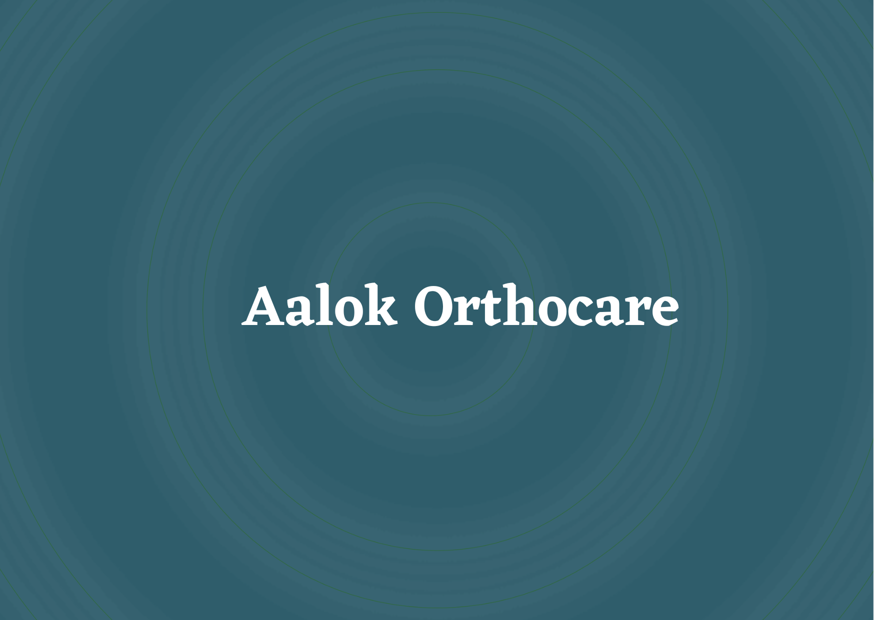 slider of Aalok Orthocare