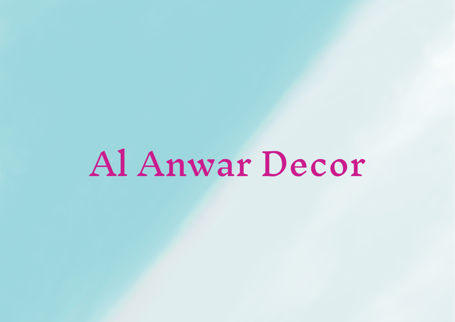 Al Anwar Decor,   
