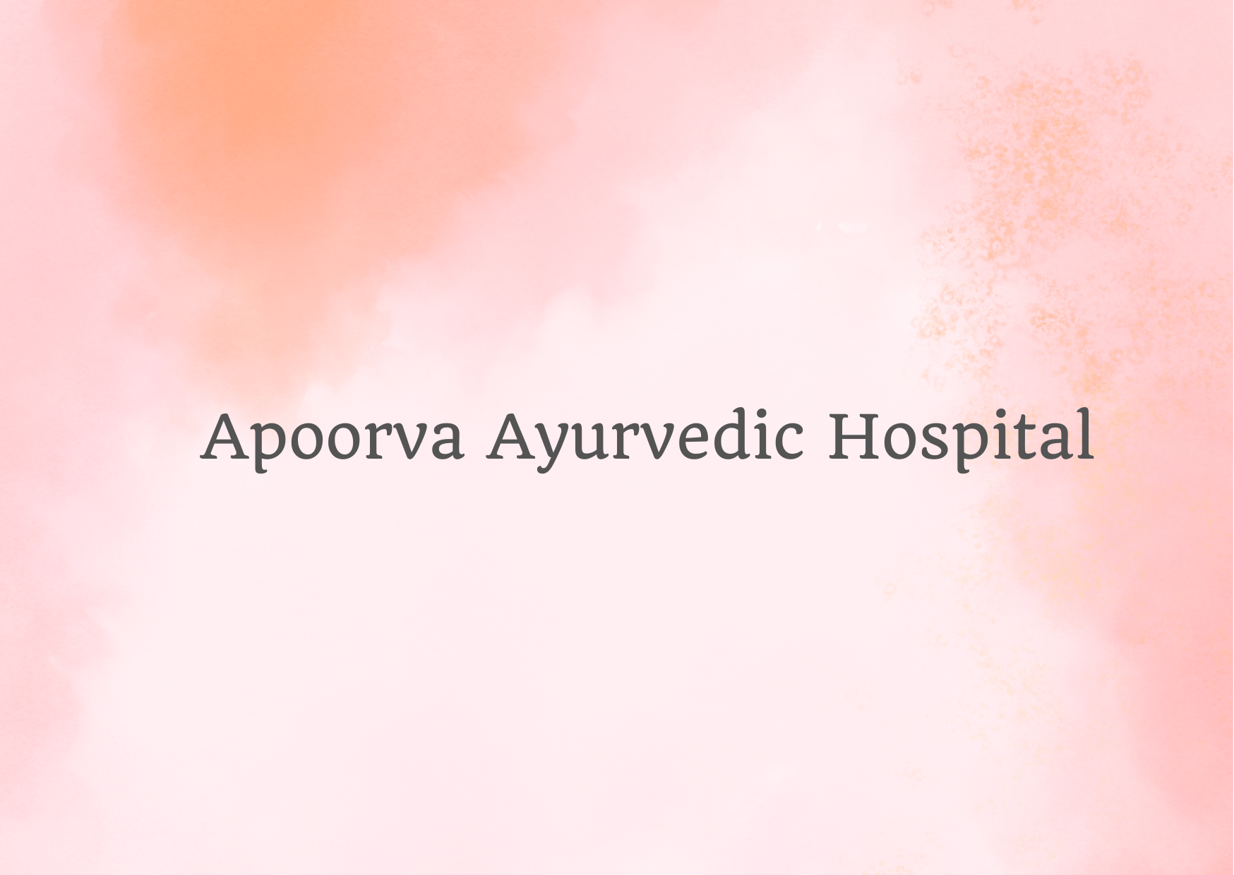Apoorva Ayurvedic Hospital,   
