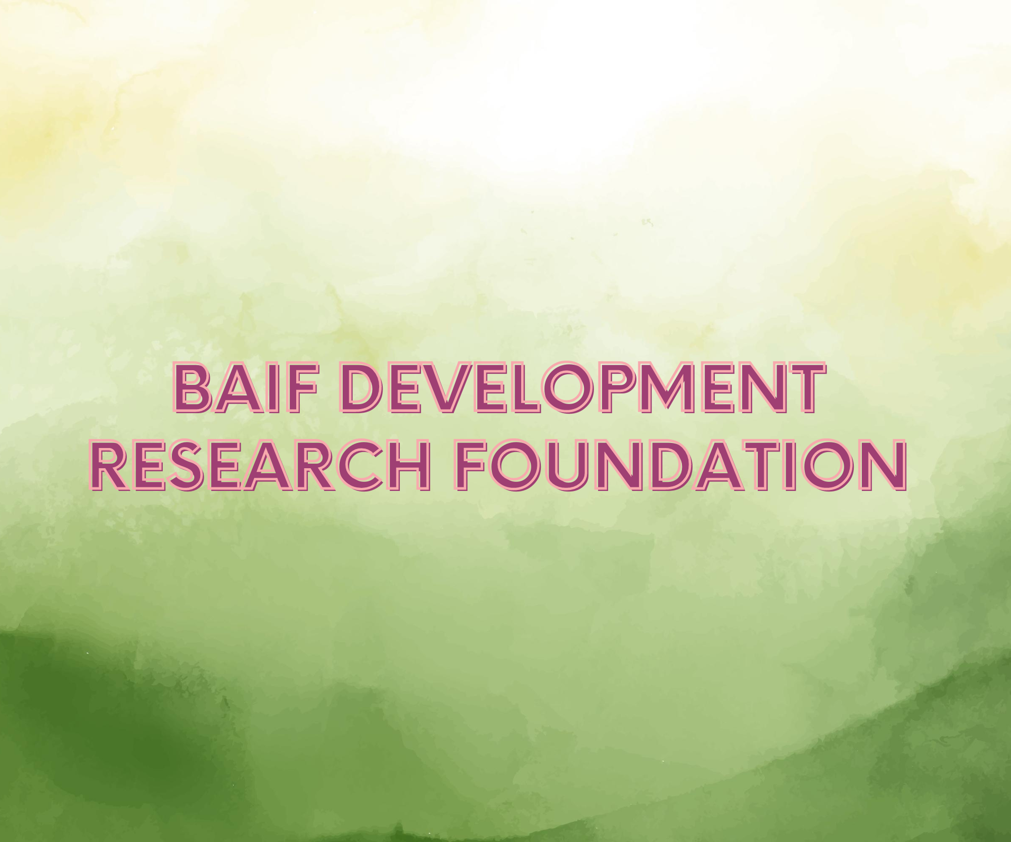 BAIF Development Foundation, Katraj, Pune