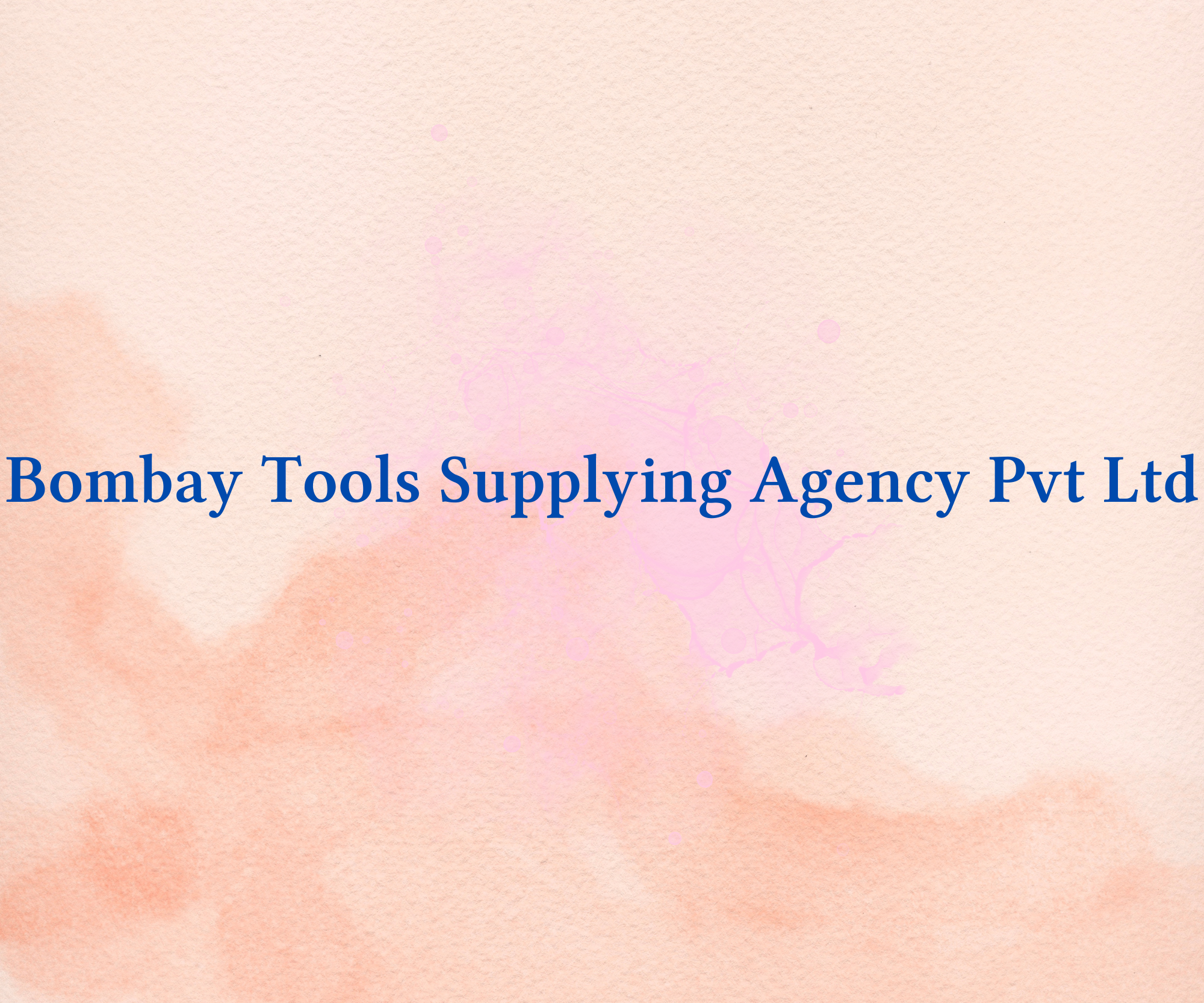 Bombay Tools Supplying Agency Pvt Ltd