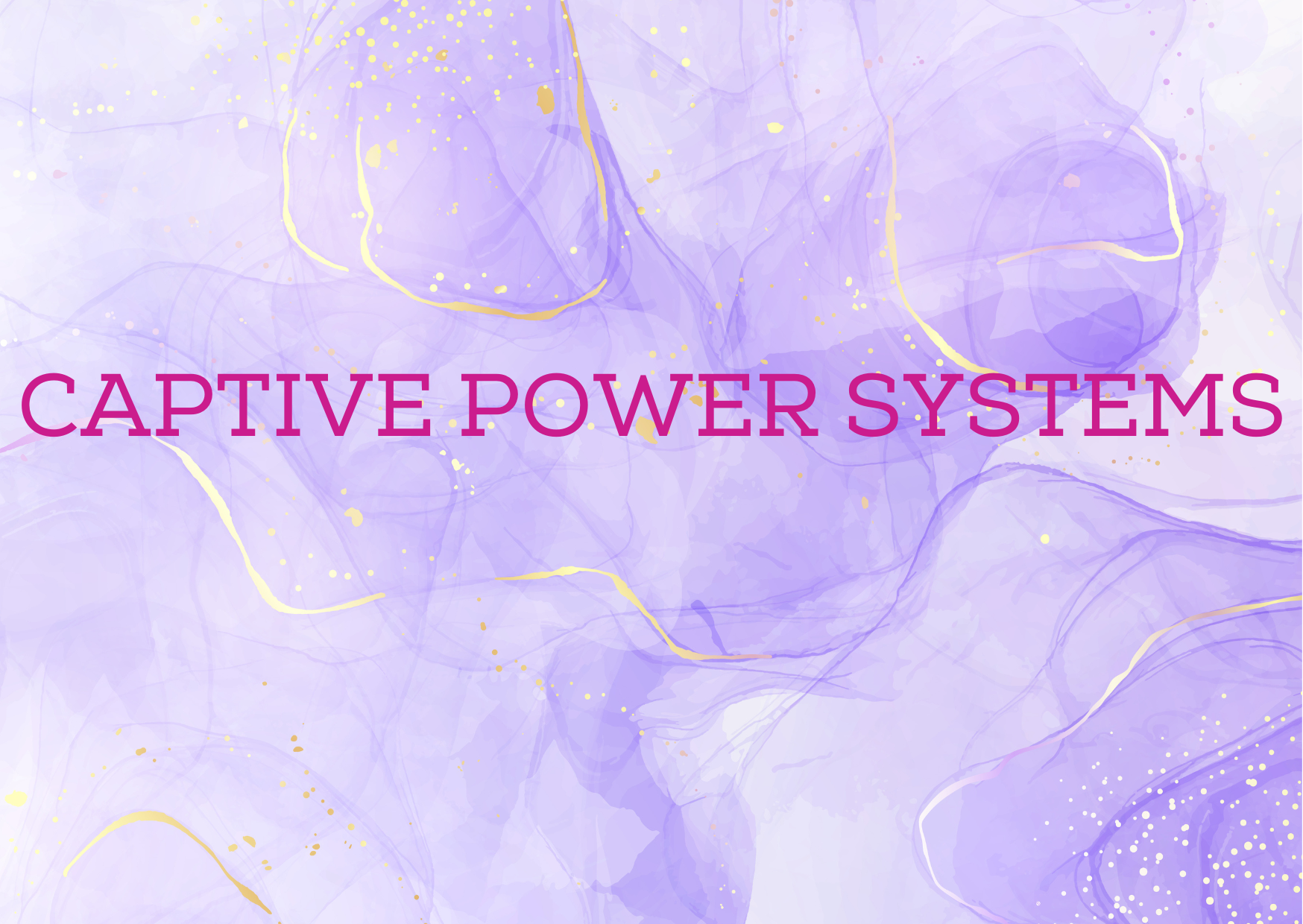 Captive Power Systems,   