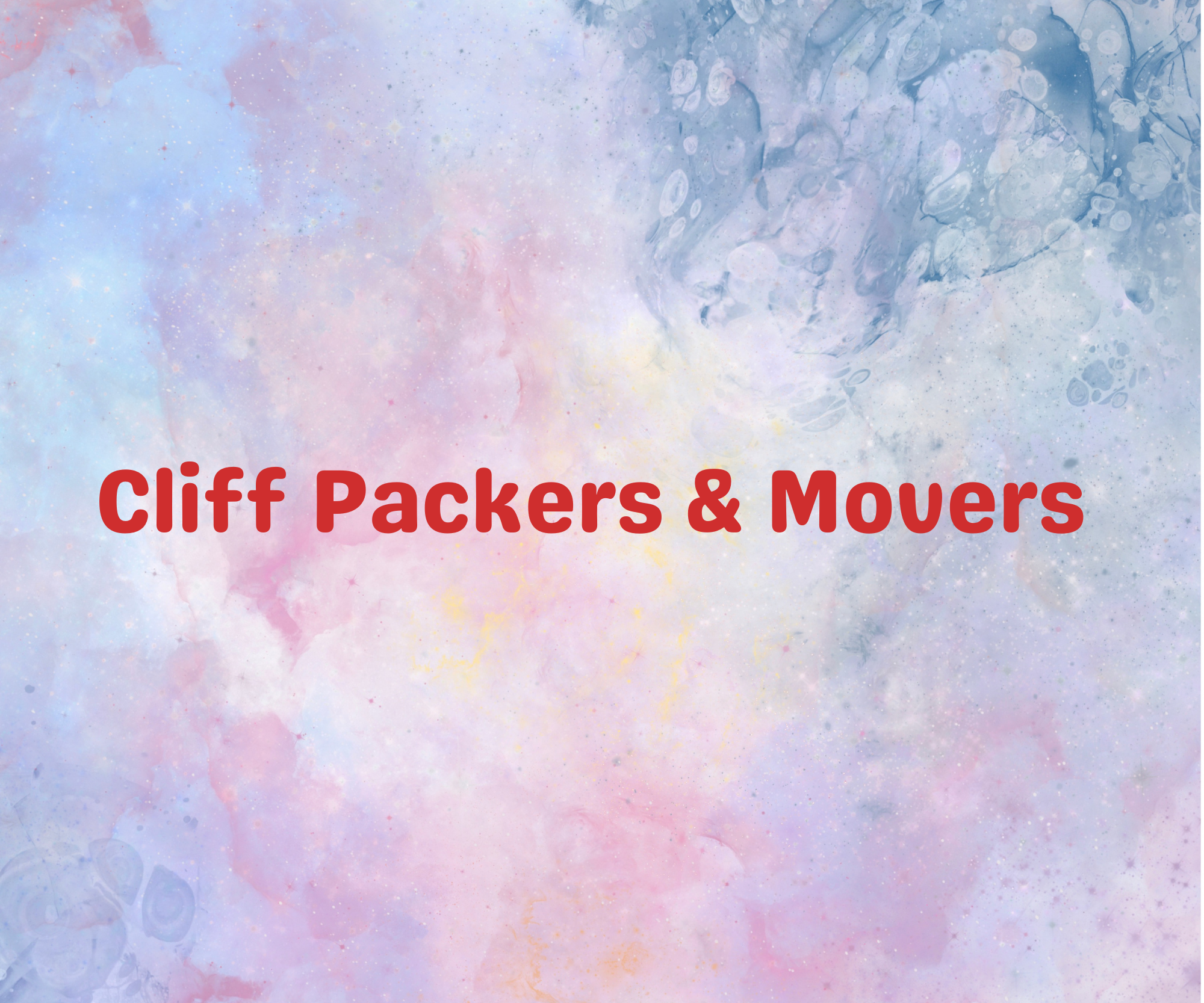 Cliff Packers & Movers,   