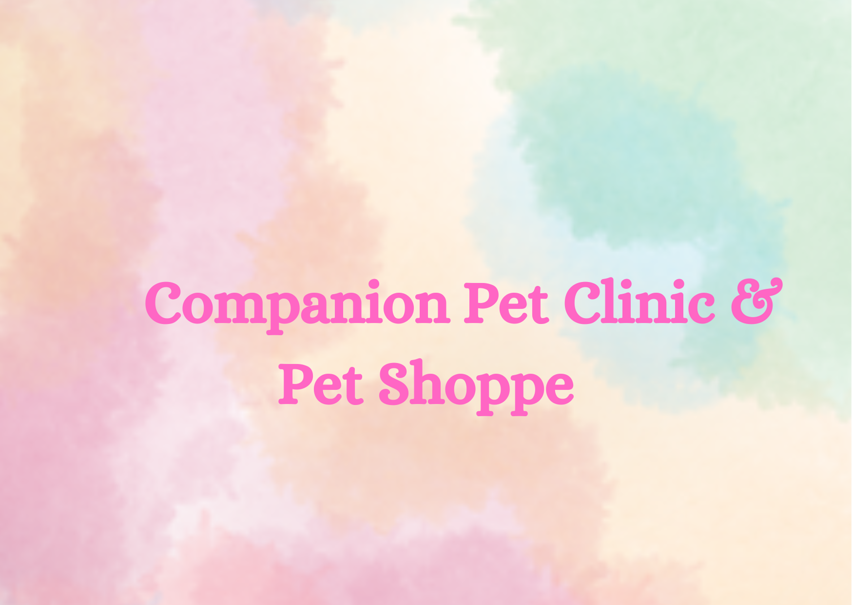 Companion Pet Clinic & Pet Shoppe,   