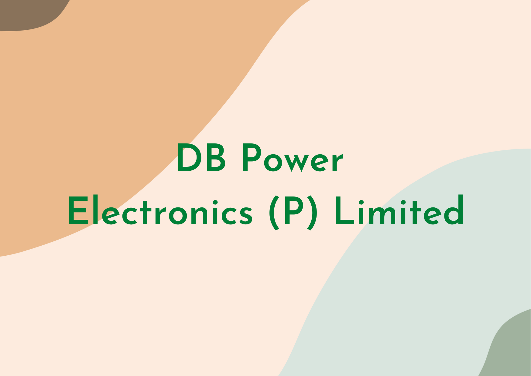 DB Power Electronics (P) Limited,   