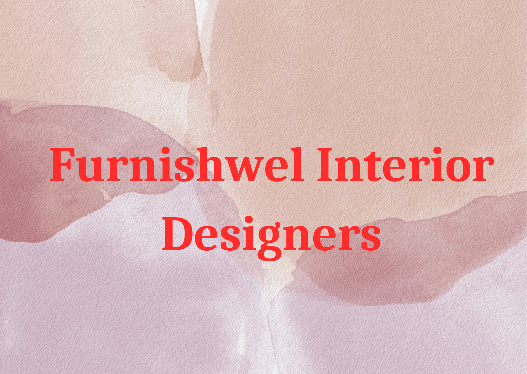 Furnishwel Interior Designers 