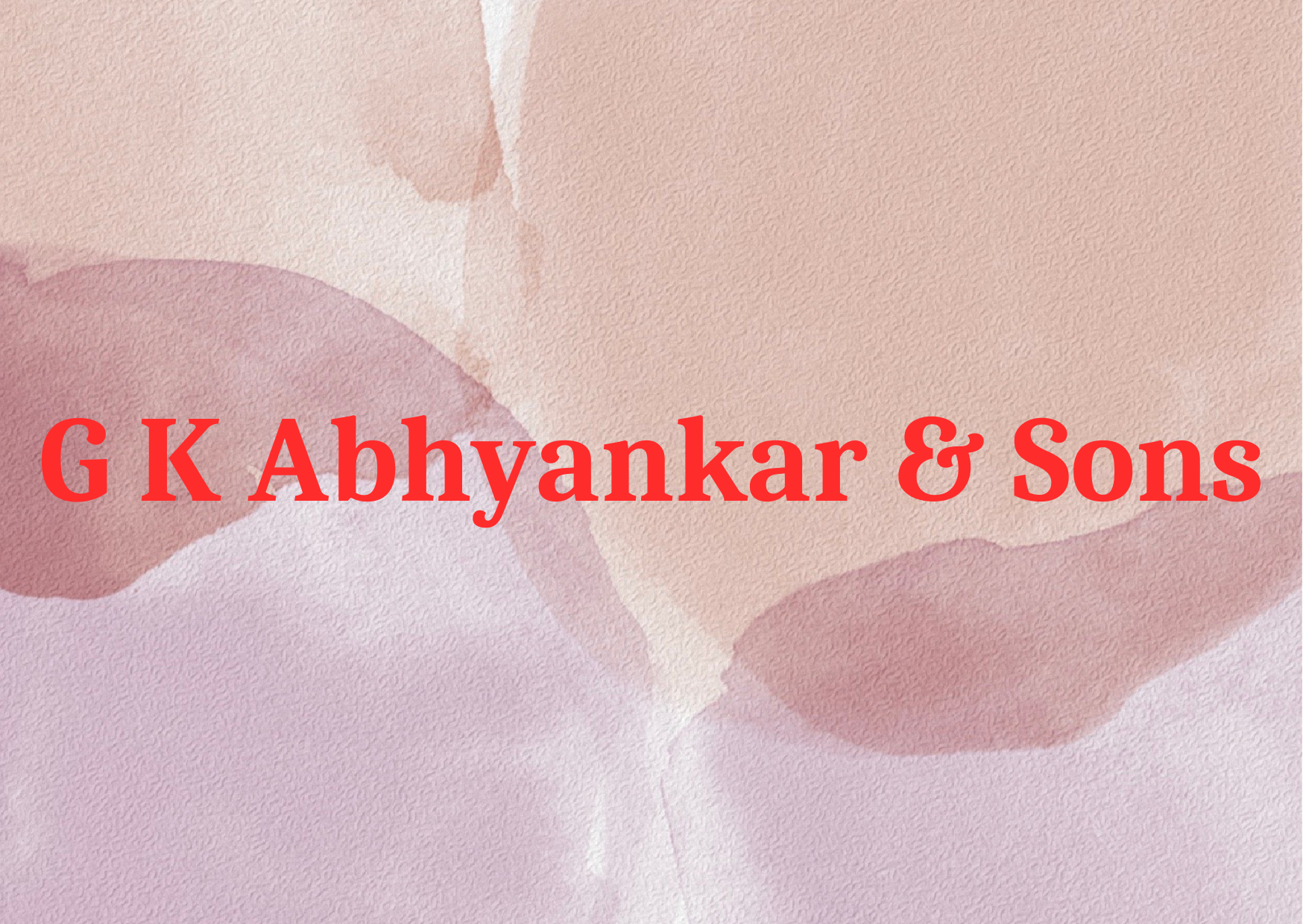 G K Abhyankar & Sons 
