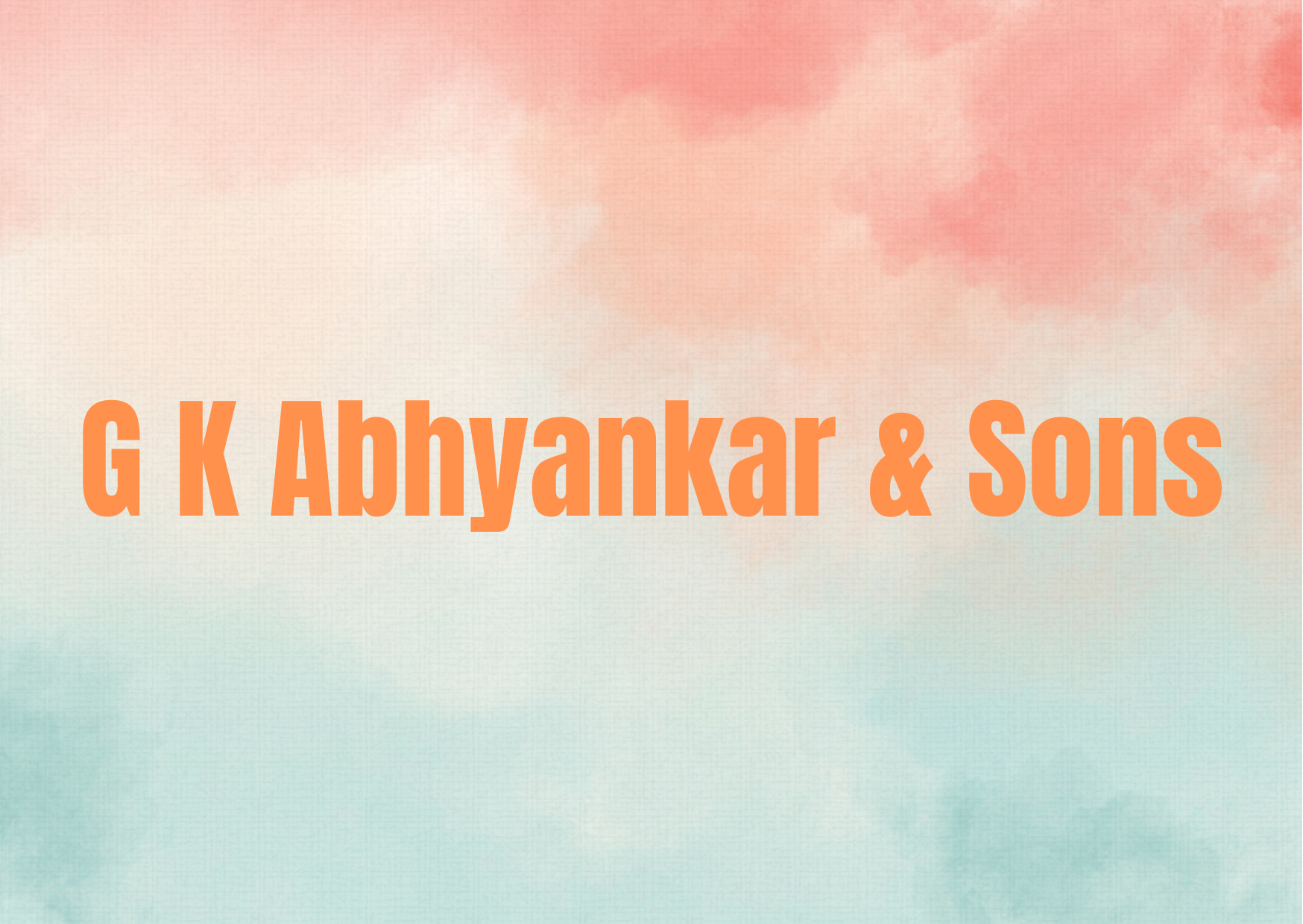 G K Abhyankar & Sons,   