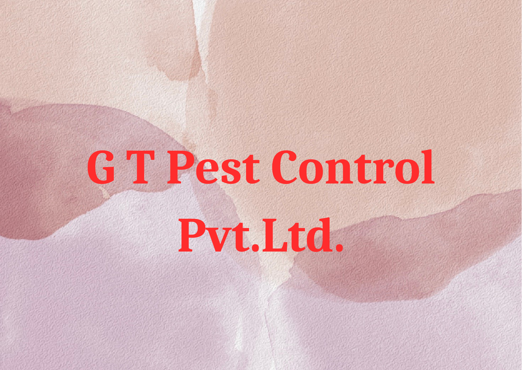 G T Pest Control Pvt.Ltd. 