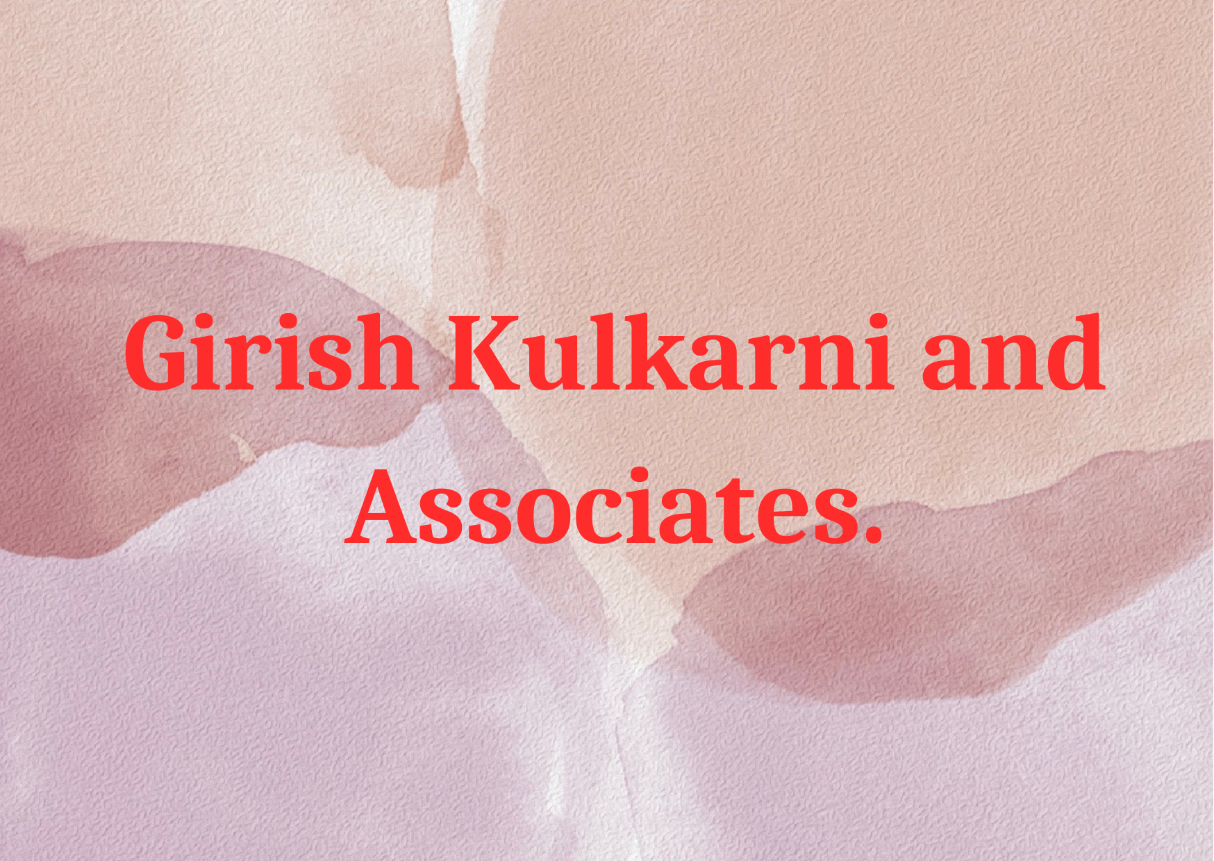 Girish Kulkarni and Associates 