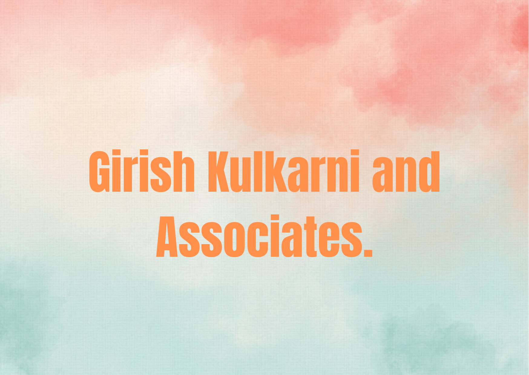 Girish Kulkarni and Associates,   