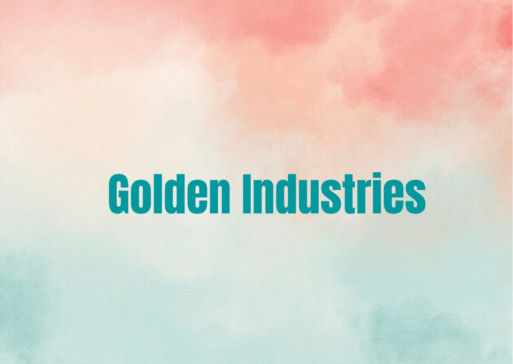 Golden Industries,   