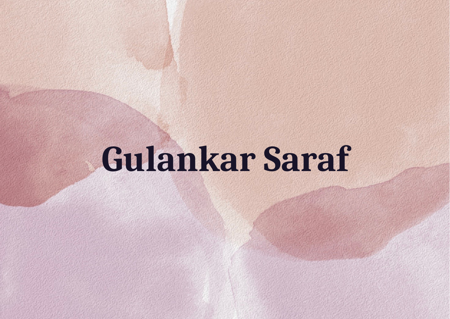 Gulankar Saraf 