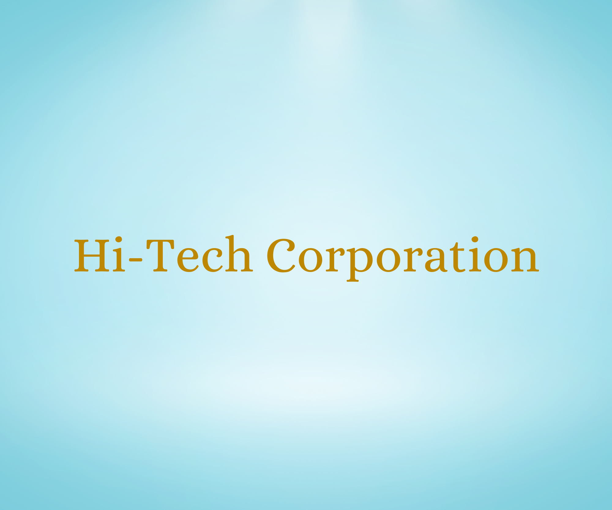 Hi-Tech Corporation  