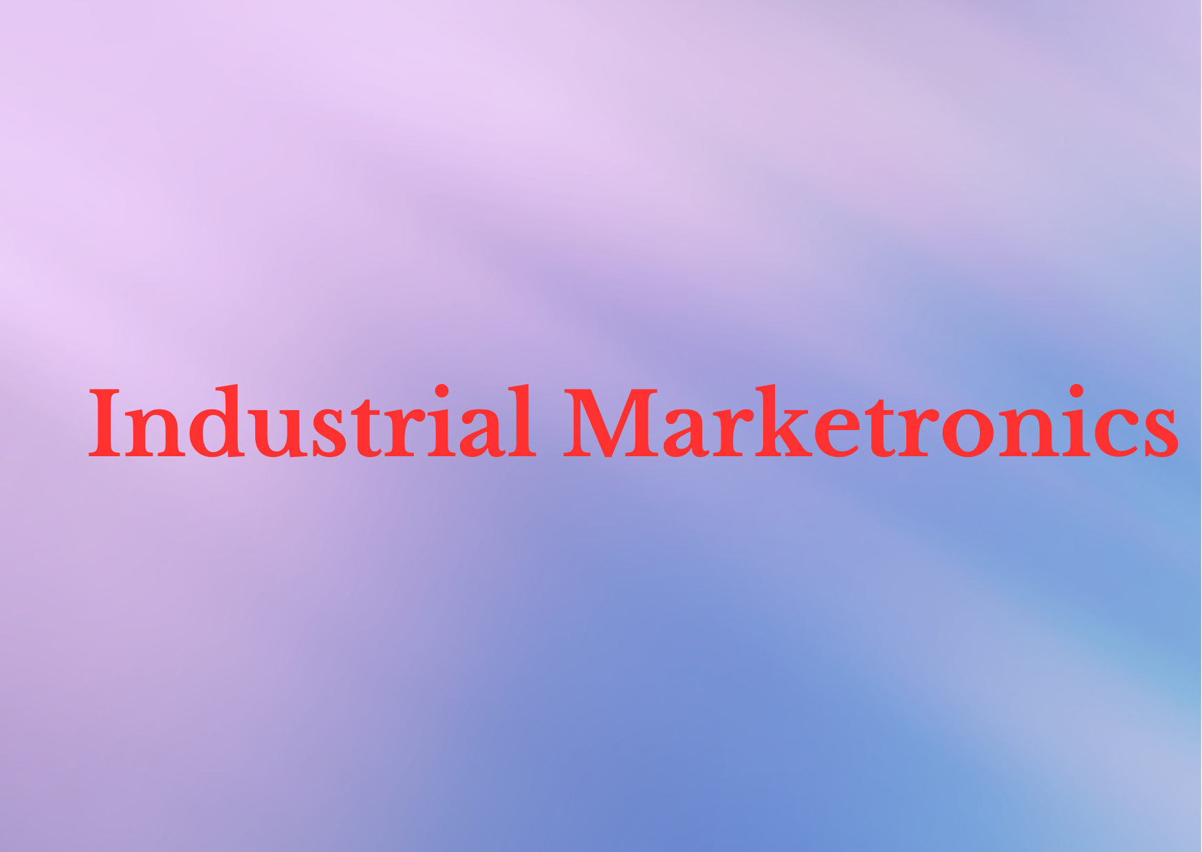 Industrial Marketronics 