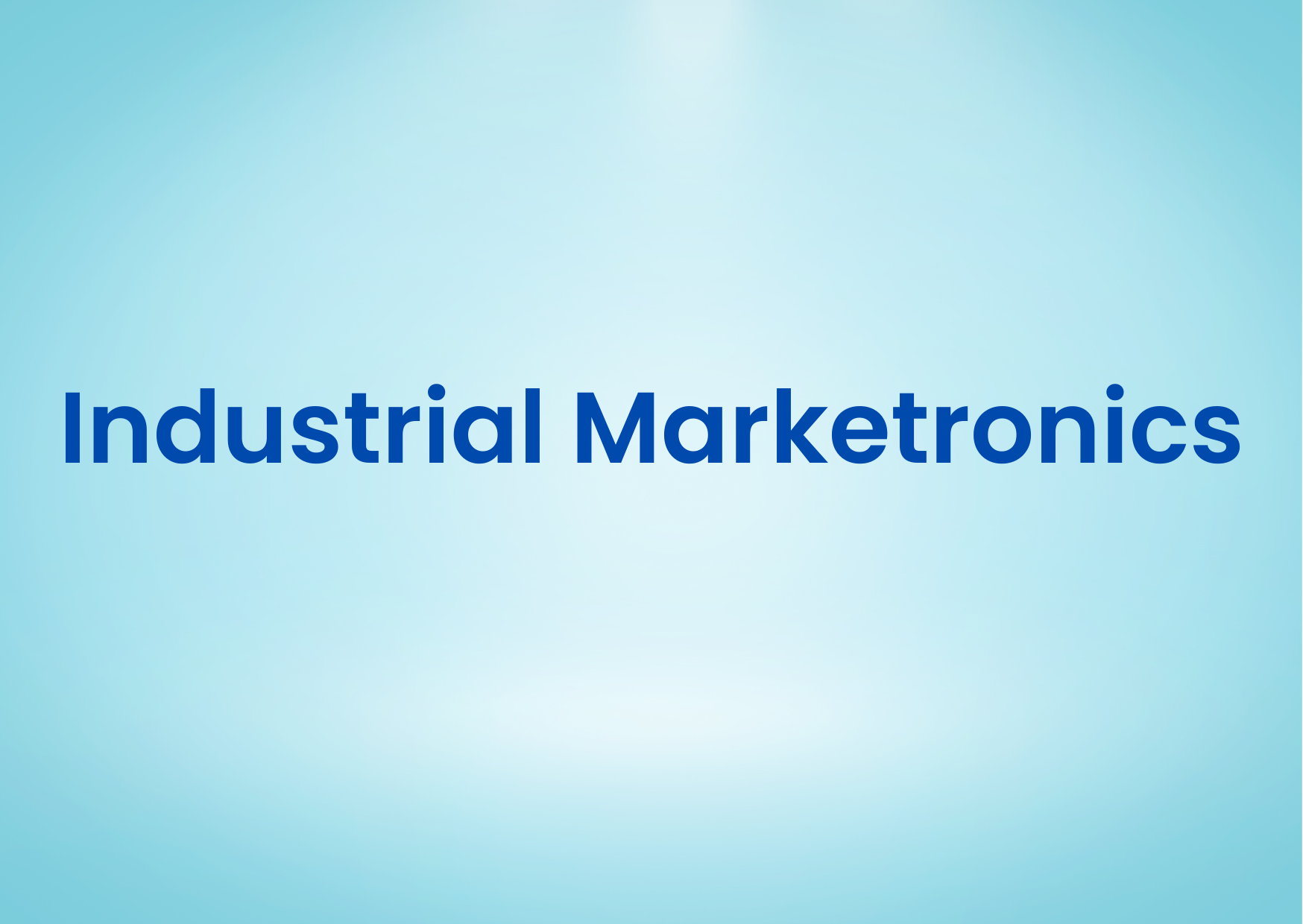 Industrial Marketronics,   
