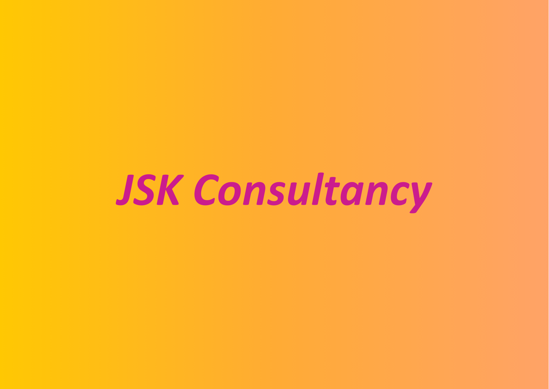 JSK Consultancy,   