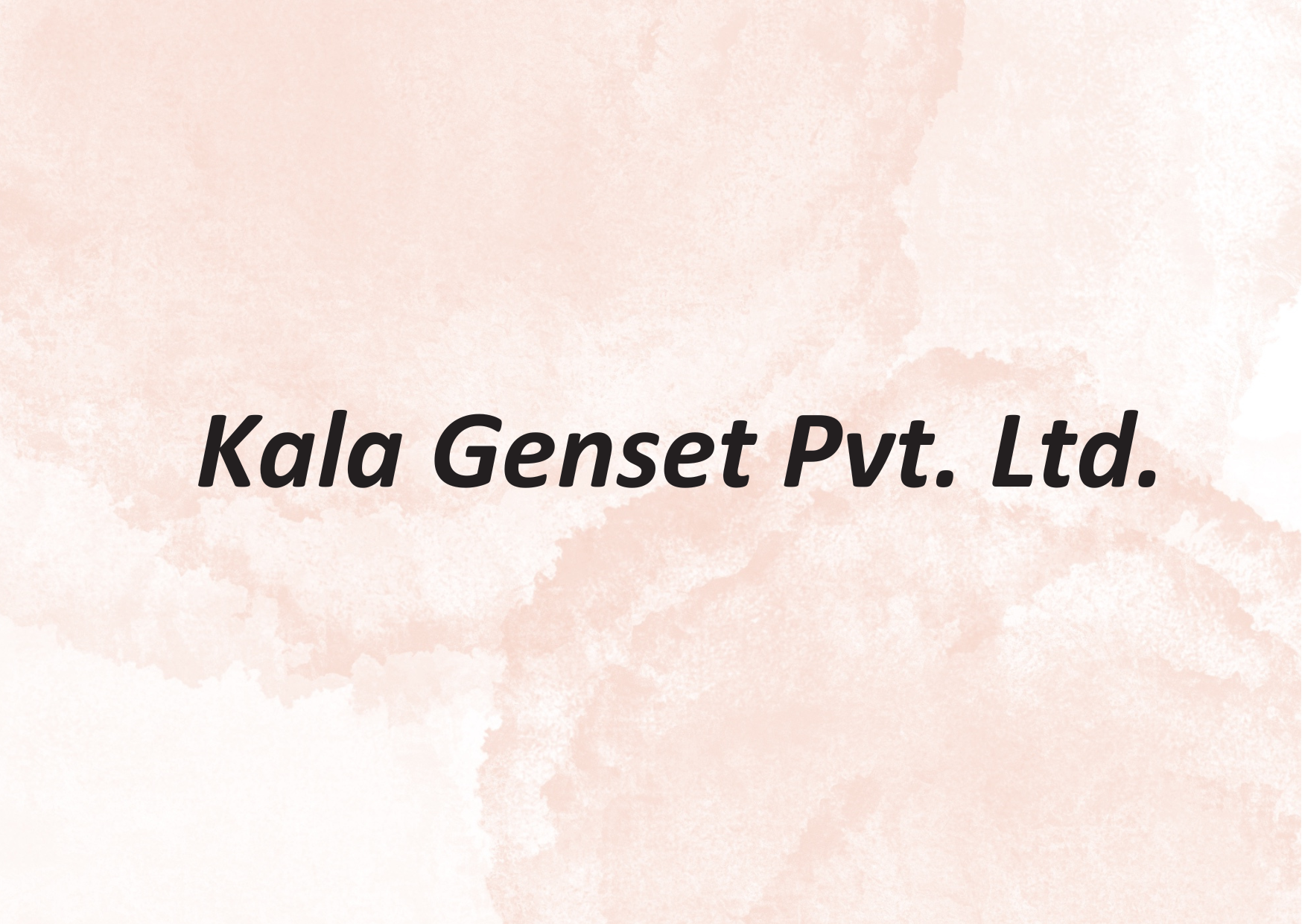 Kala Genset Pvt. Ltd.,   