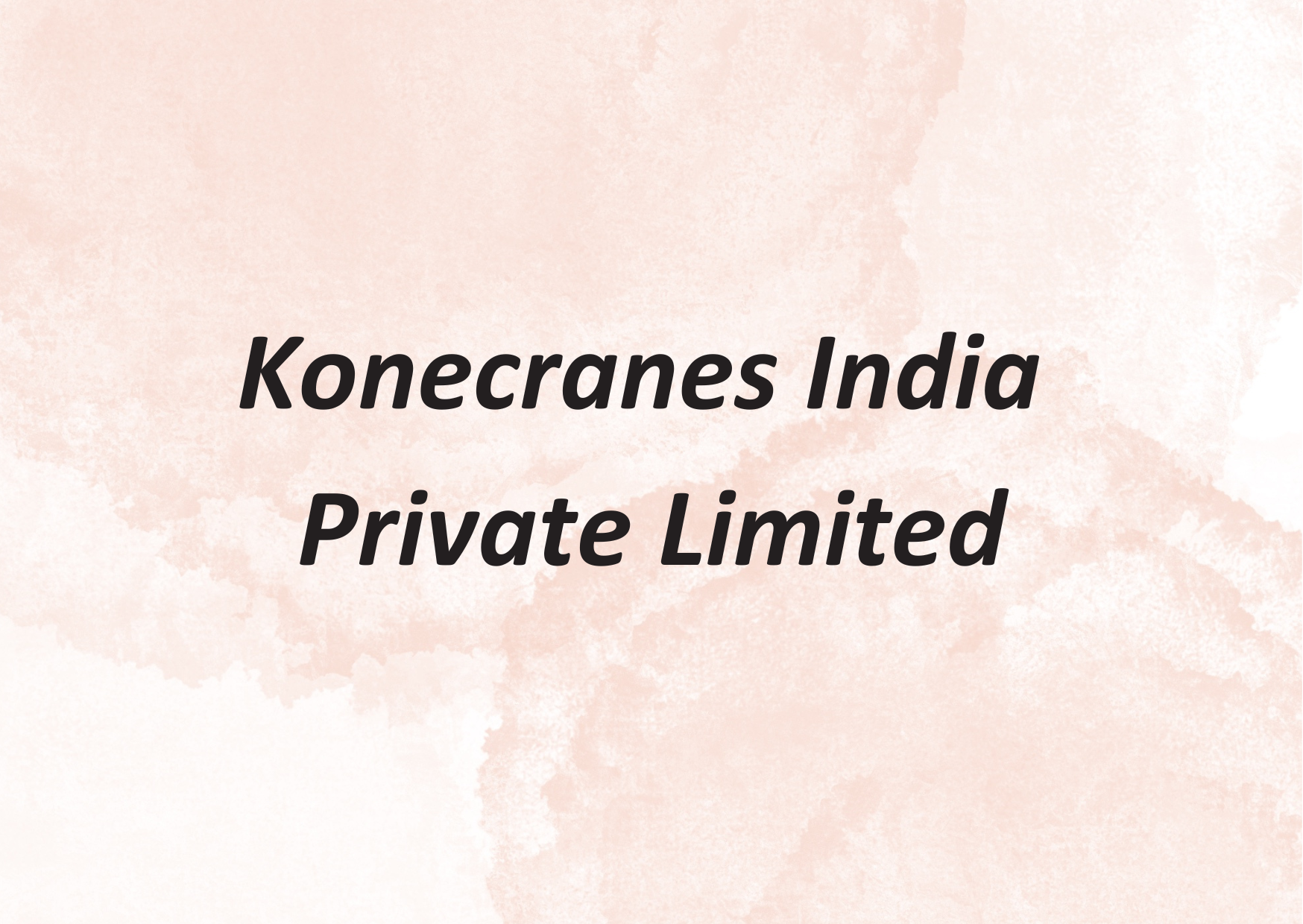 Konecranes India Private Limited 