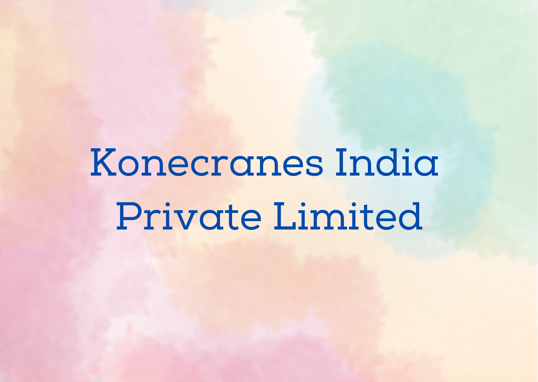 Konecranes India Private Limited,   