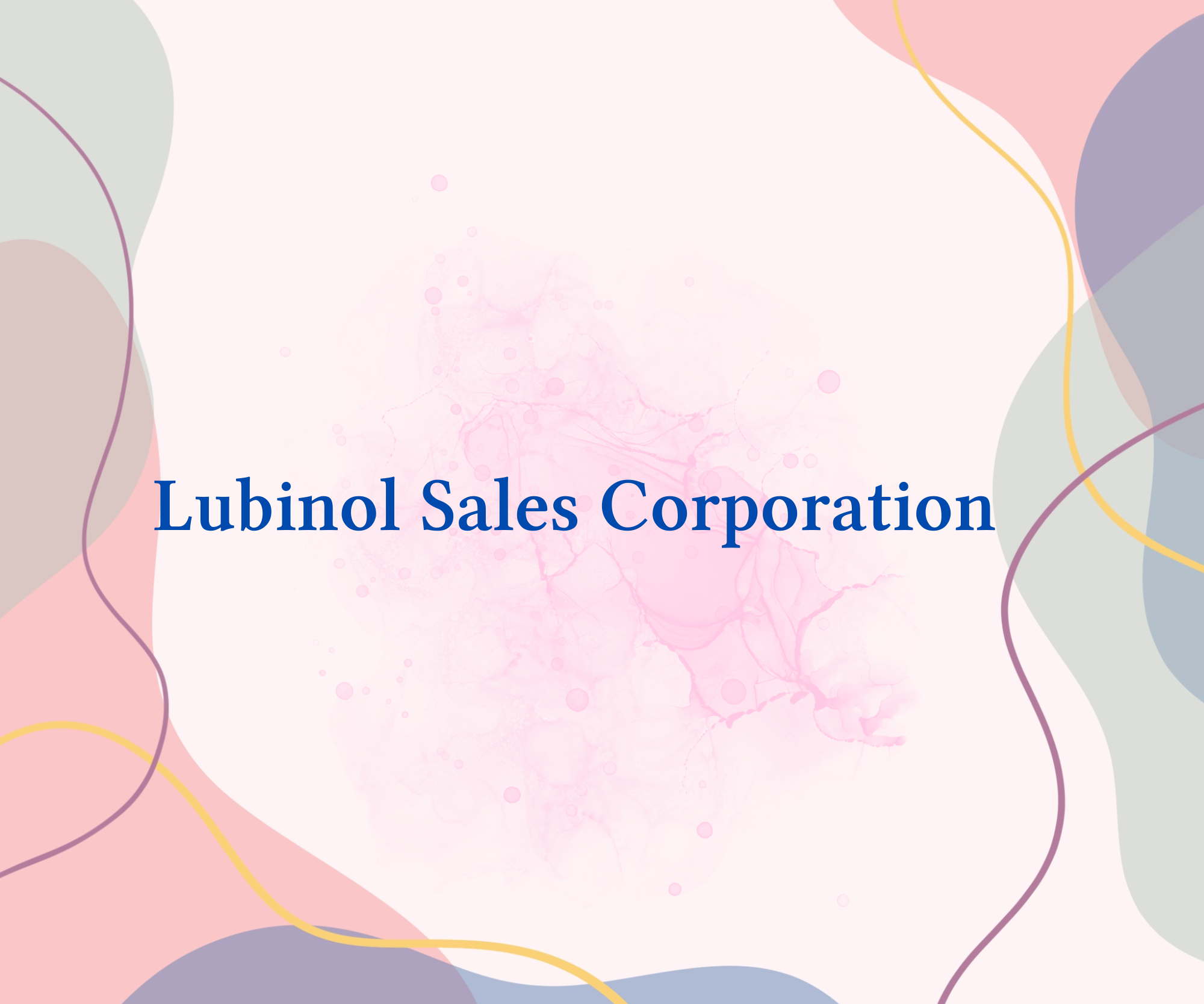 Lubinol Sales Corporation