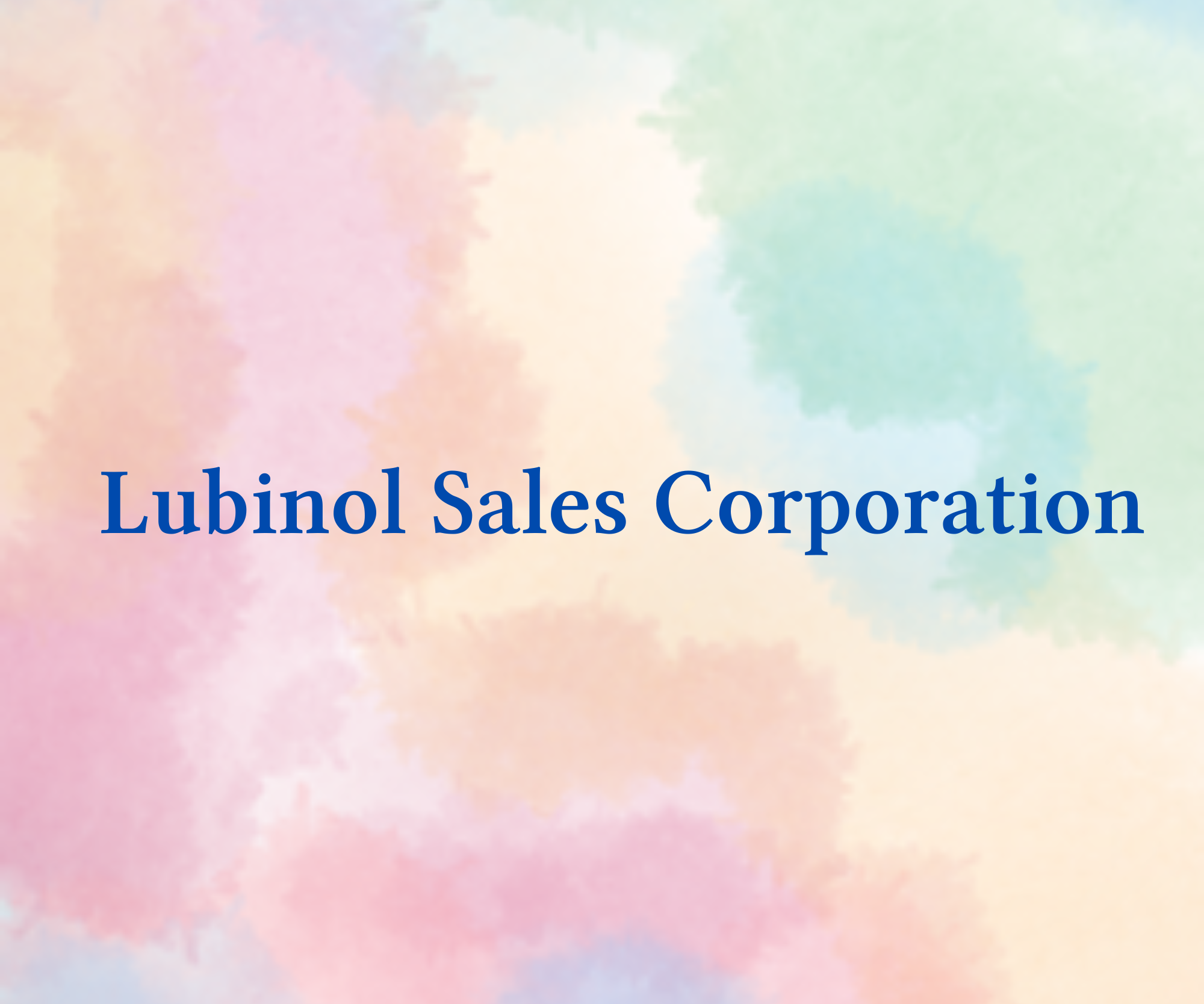  Lubinol Sales Corporation pune, 