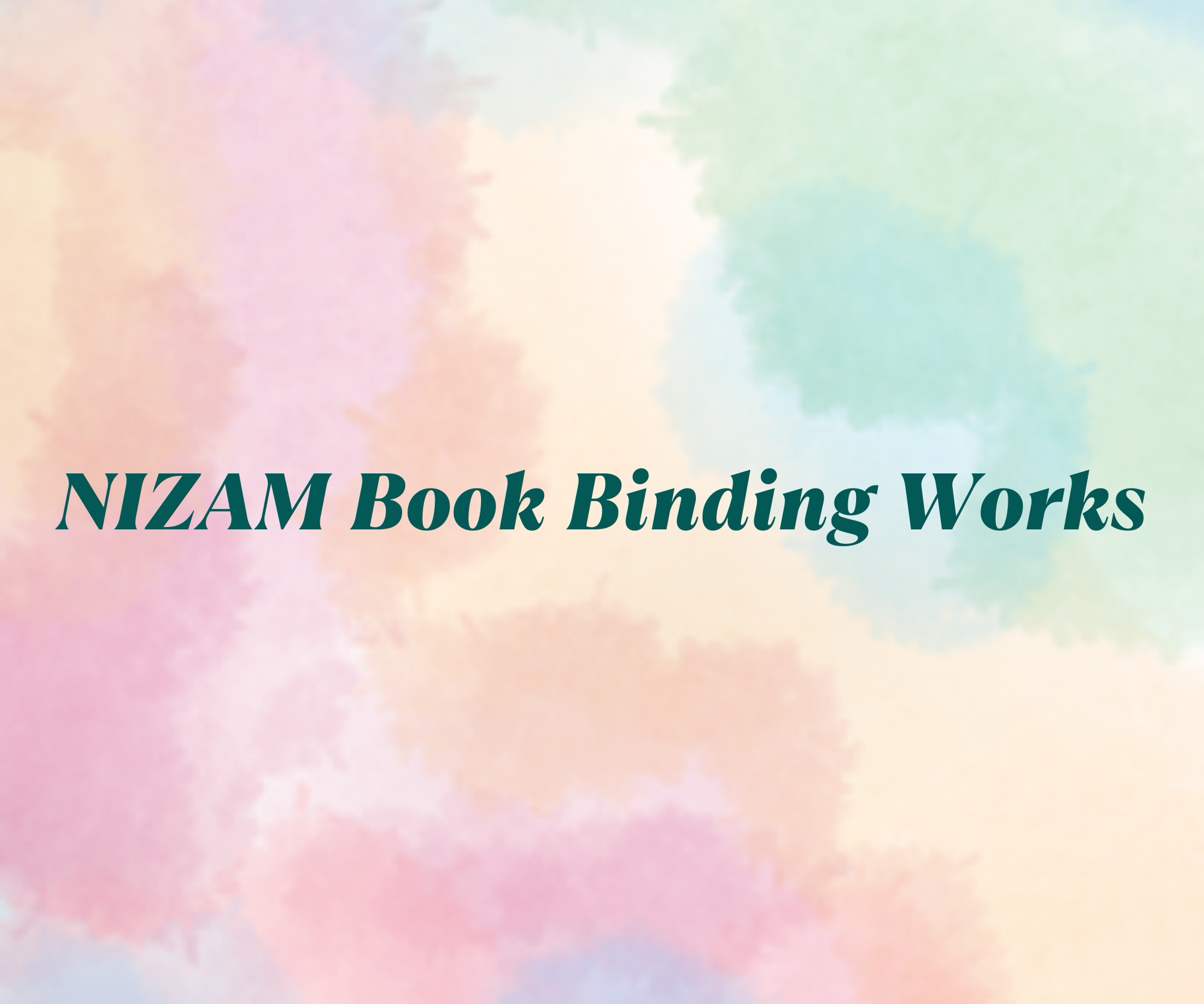 NIZAM Book Binding Works 