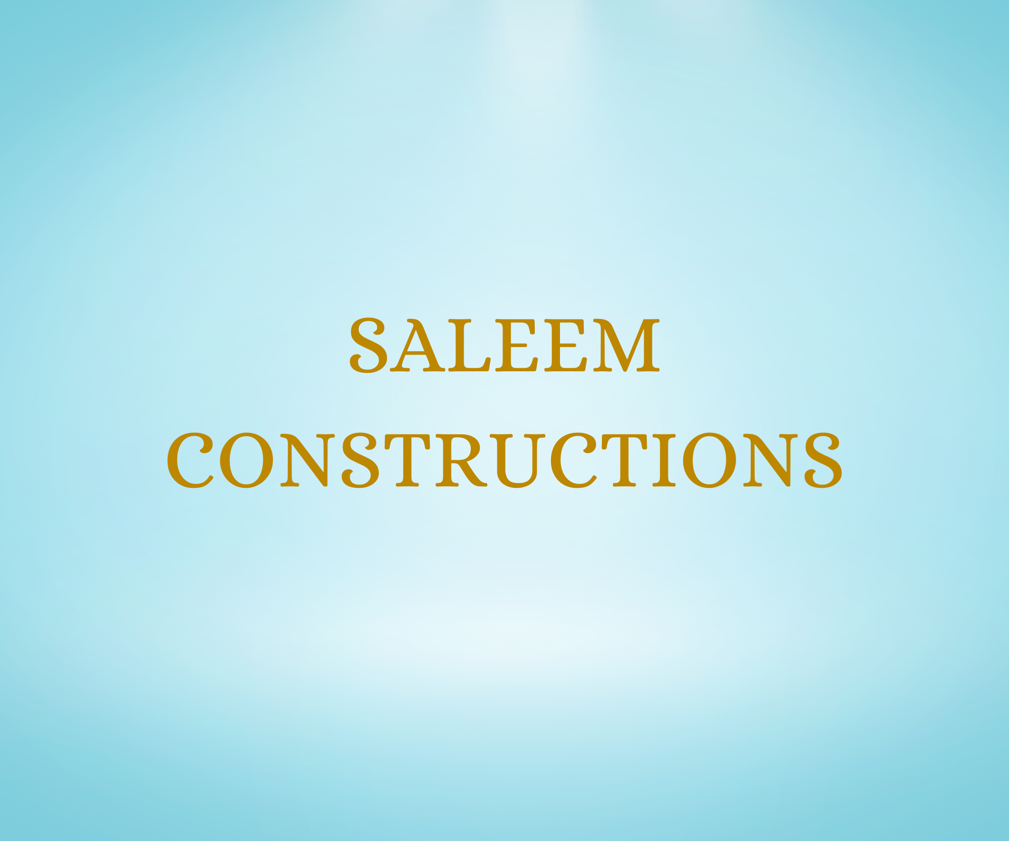Saleem Constructions, Punjagutta, Hyderabad   