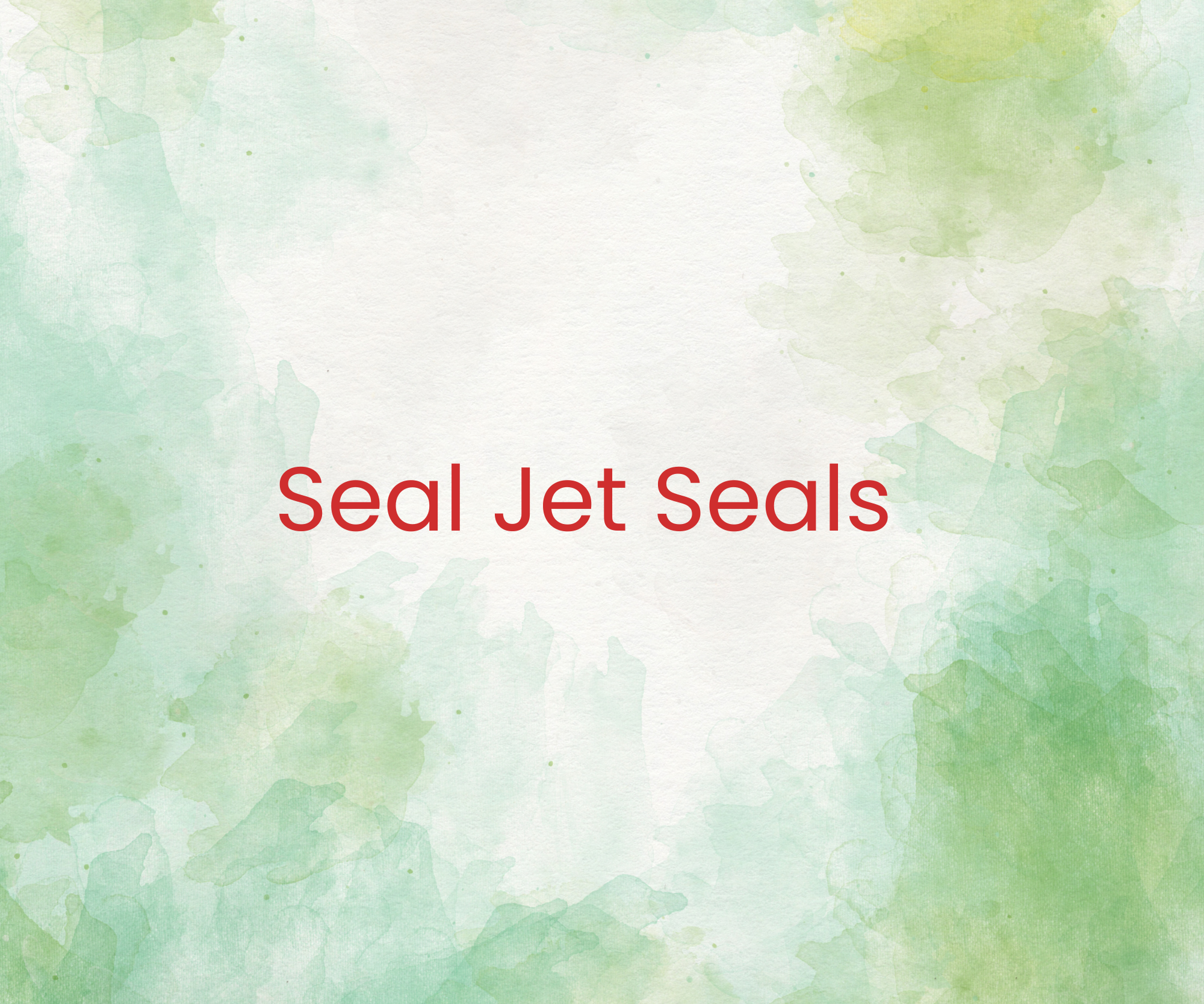 Seal Jet Seals 