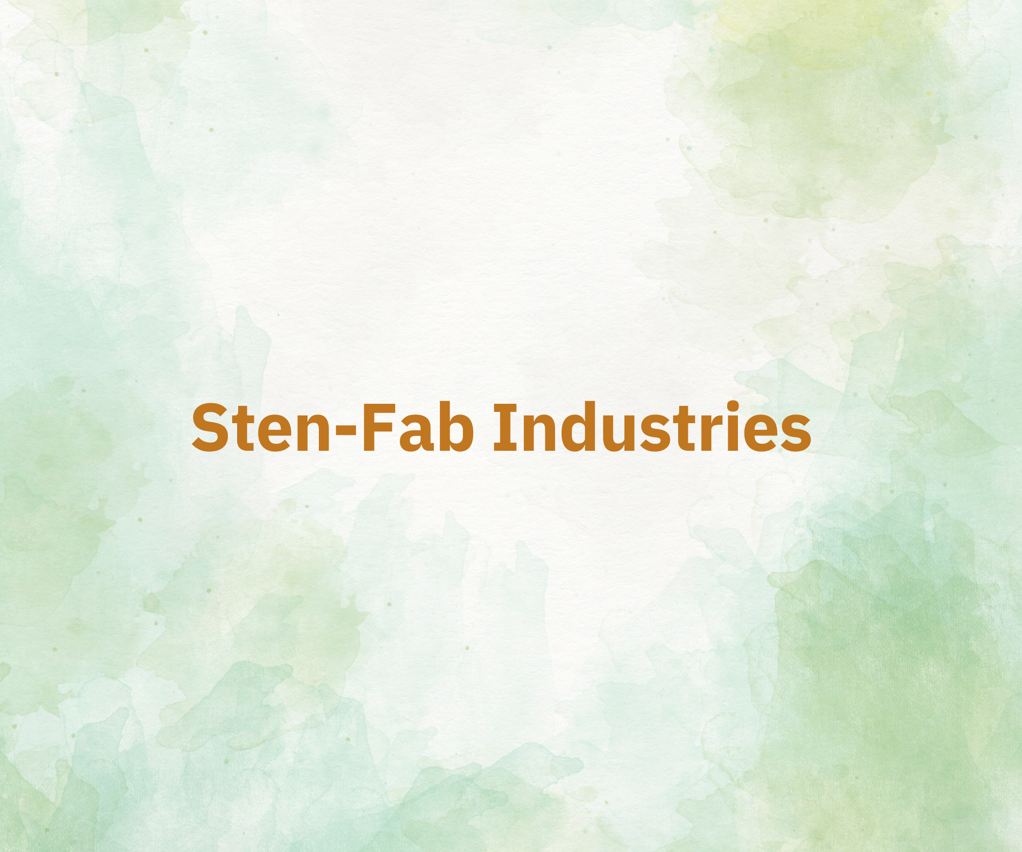 Sten-Fab Industries 