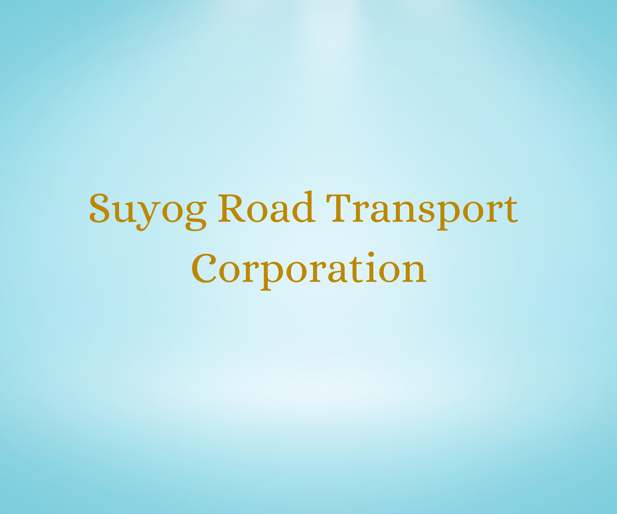 Suyog Road Transport Corporation 