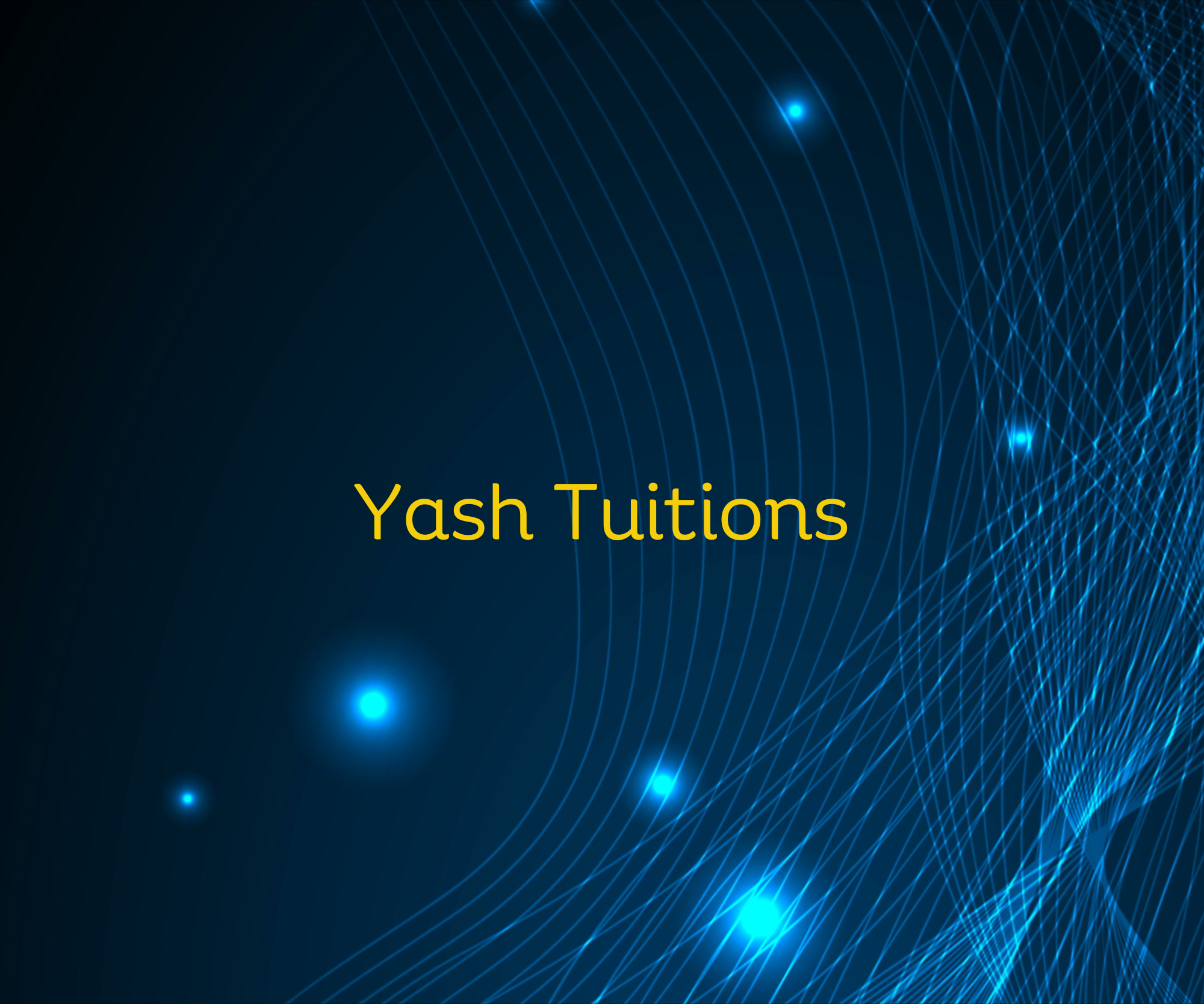 Yash Tuitions    